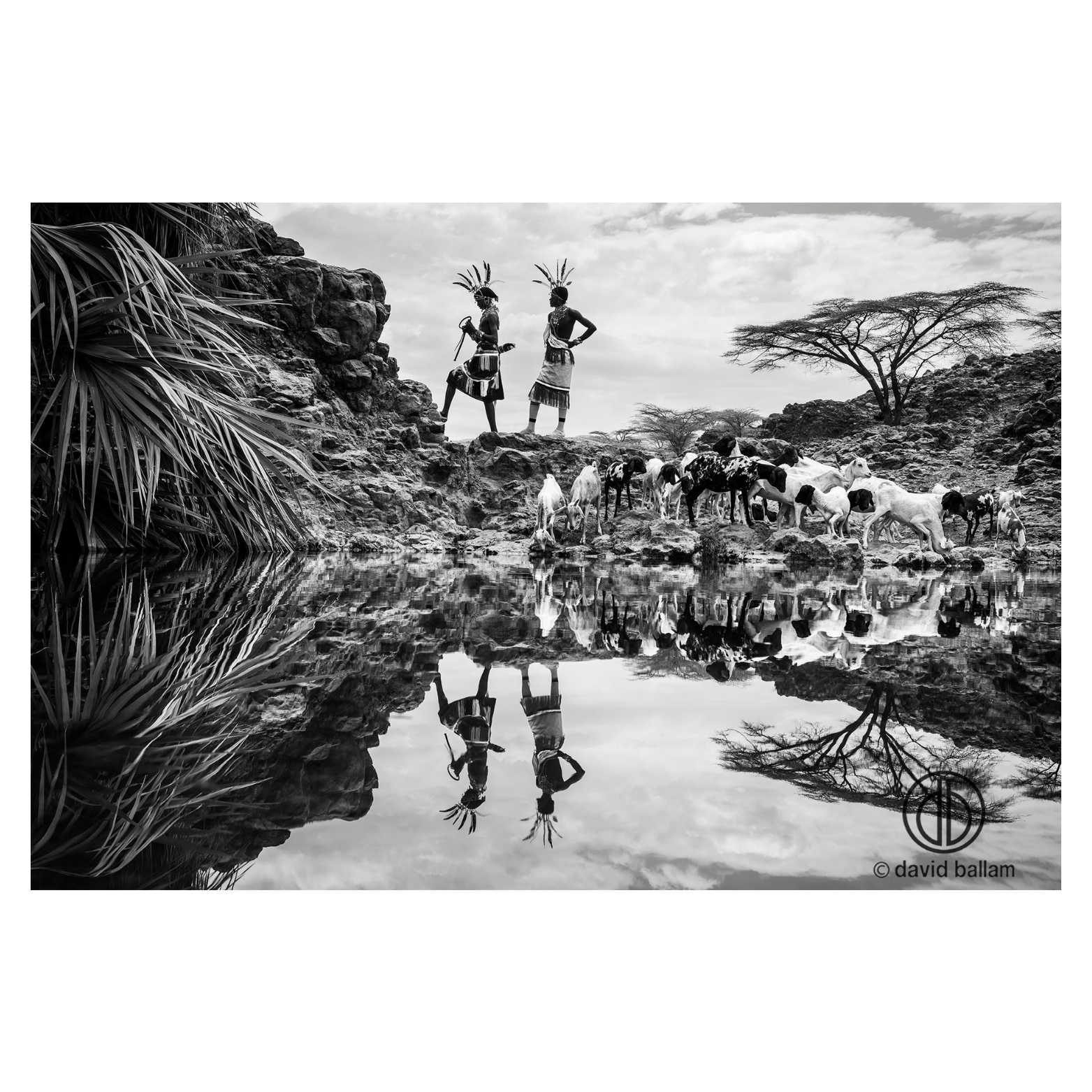 David Ballam Rolled Canvas Prints - Kenya's Turkana Tribe (120cm x 80cm)