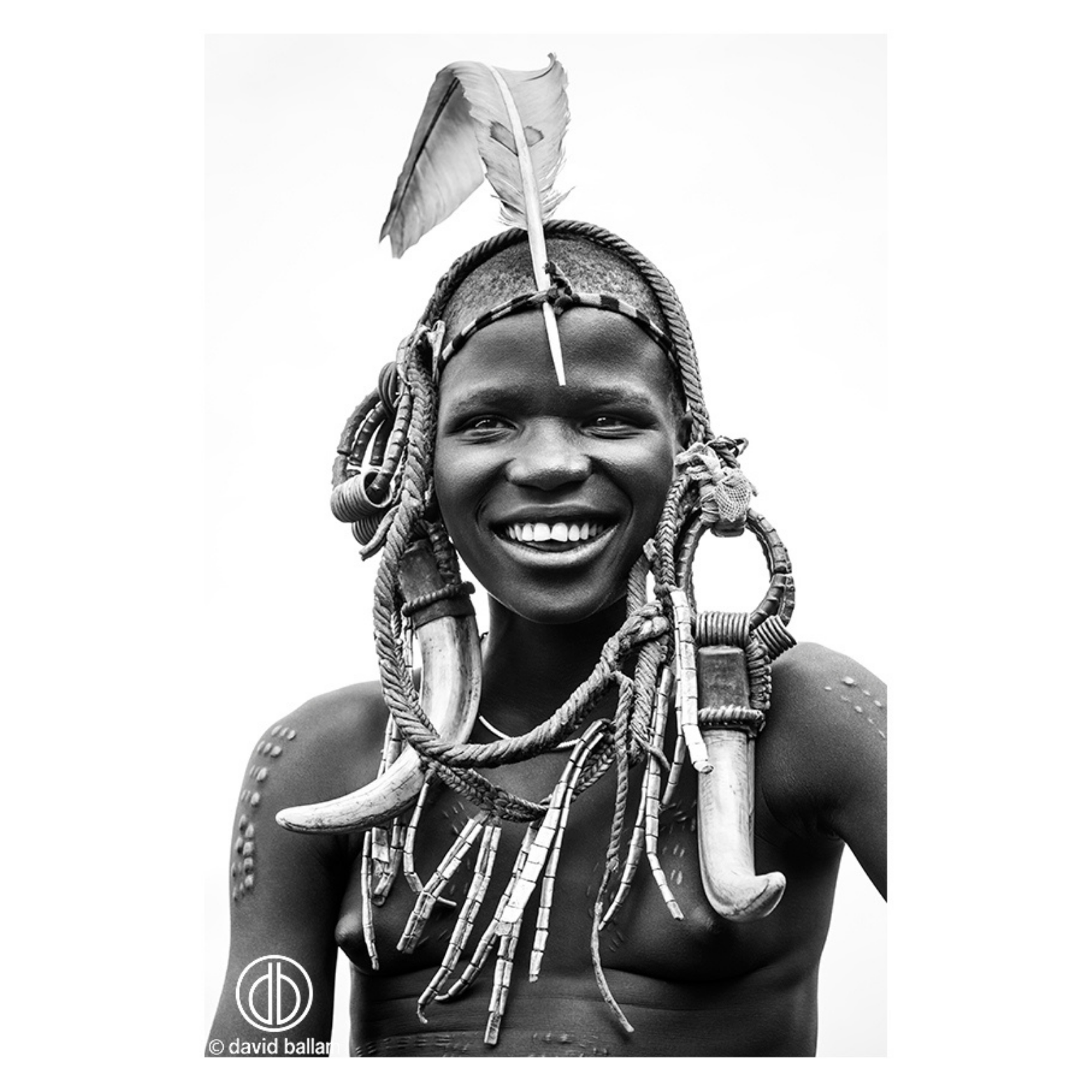 David Ballam Rolled Canvas Prints - Ethiopia's Omo Tribe (120cm x 180cm)