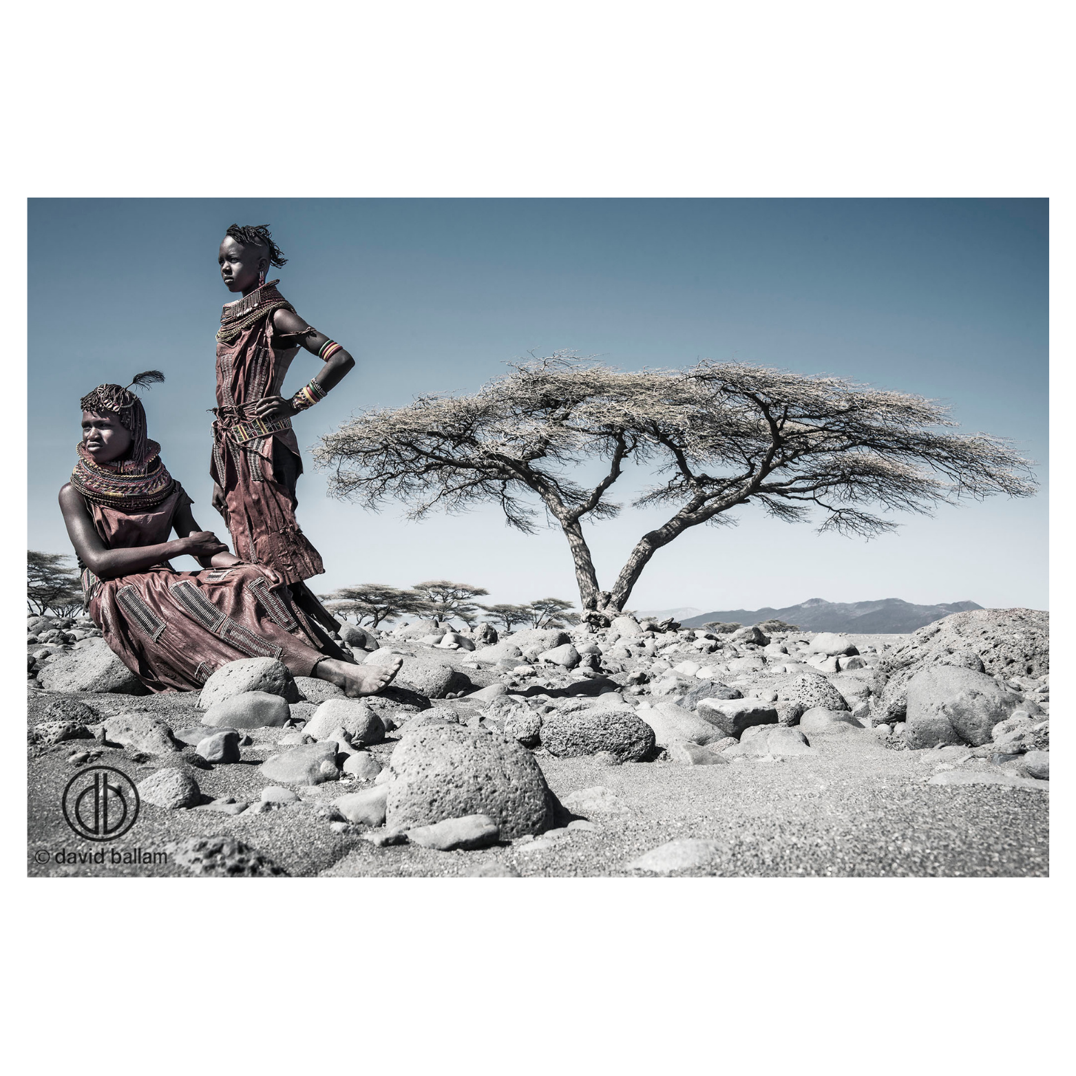 David Ballam Rolled Canvas Prints - Kenya's Turkana Tribe (120cm x 80cm)