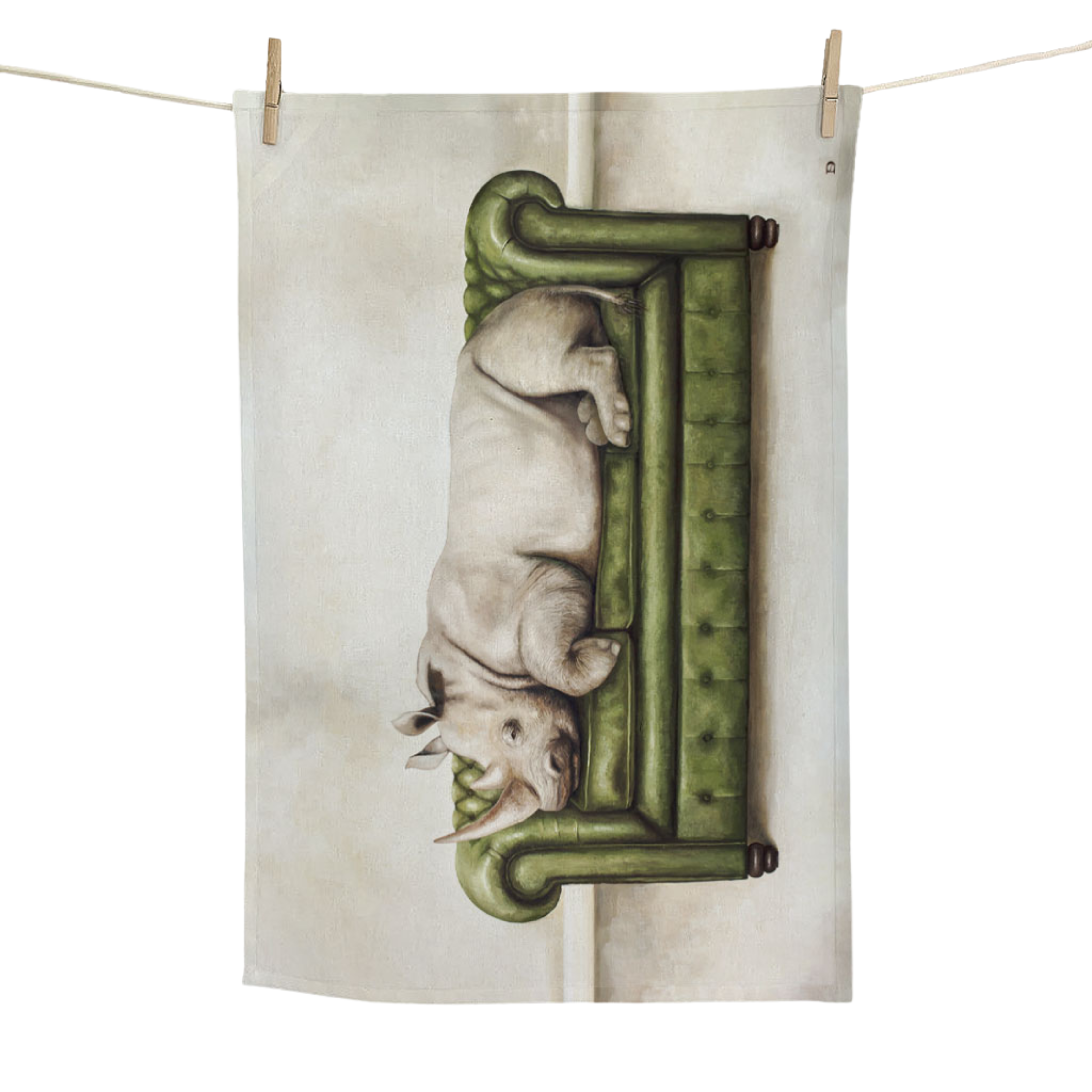 Wildly Relaxed: The Animal Leisure Collection Cotton Tea Towels