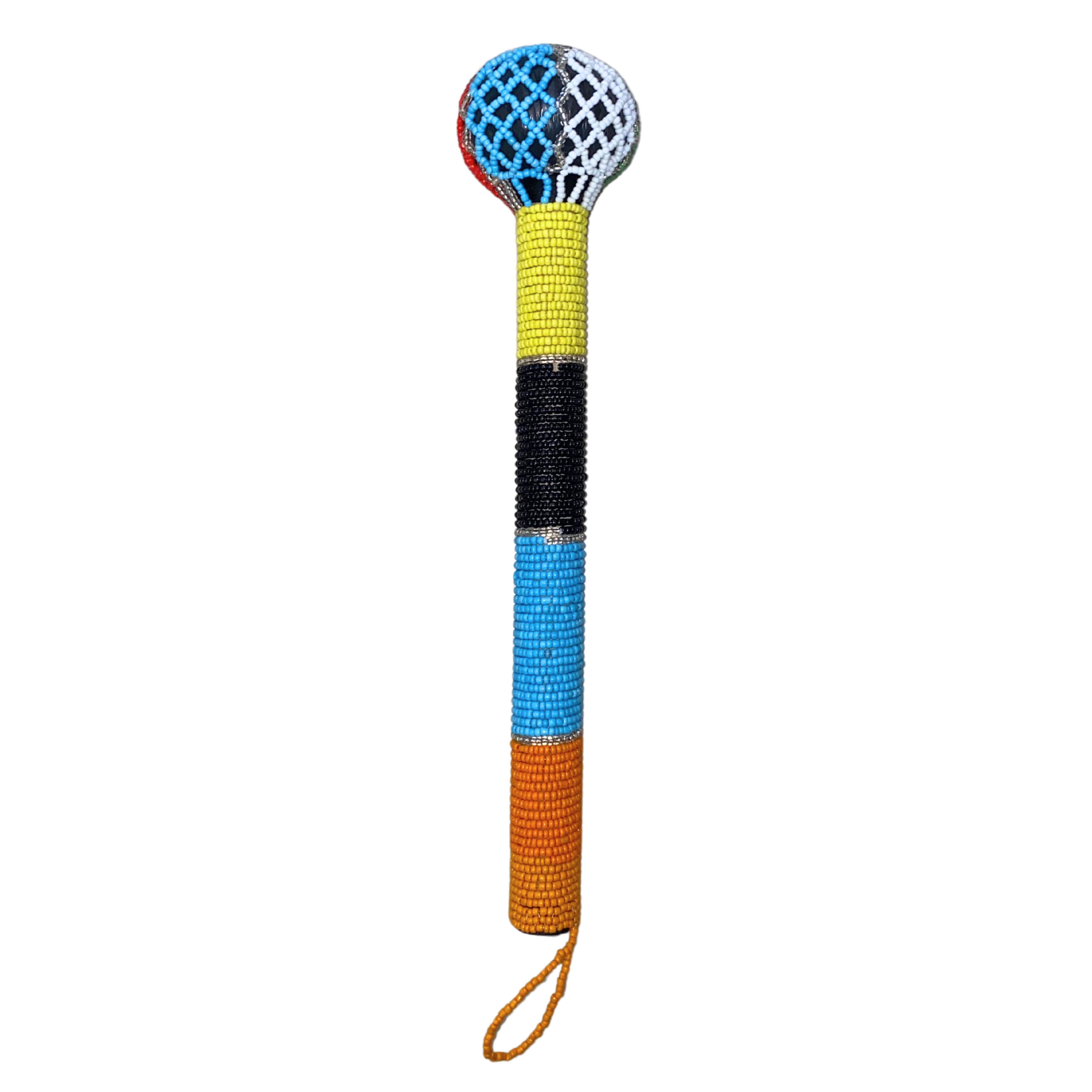 Beaded Zulu Knobkerrie