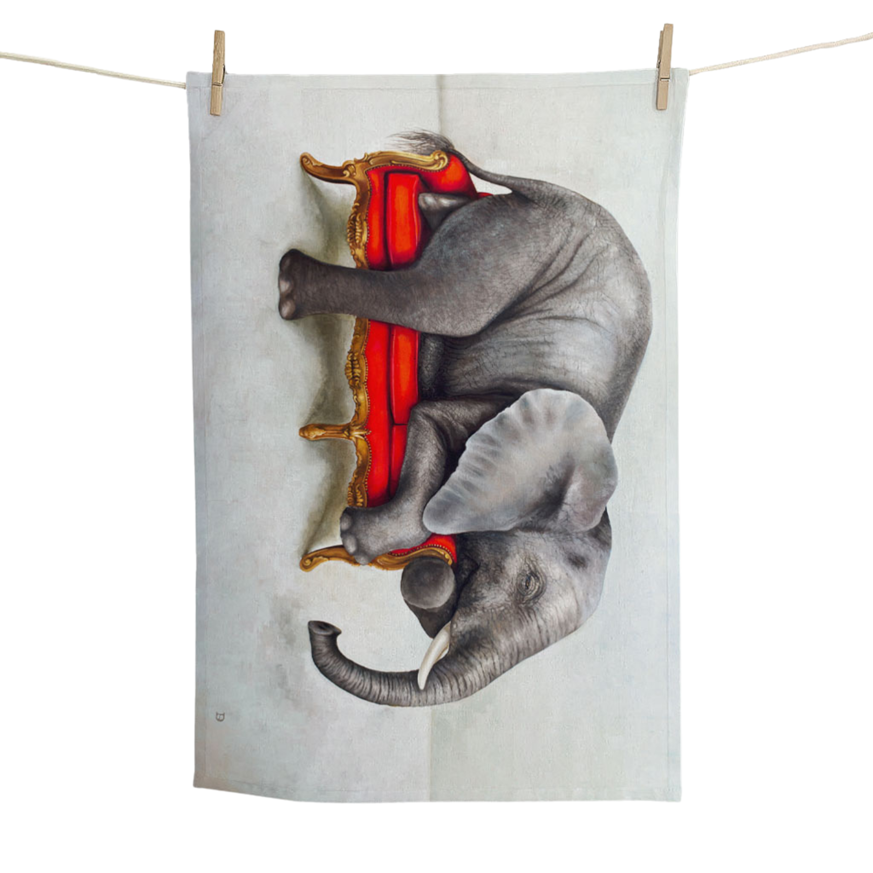 Wildly Relaxed: The Animal Leisure Collection Cotton Tea Towels