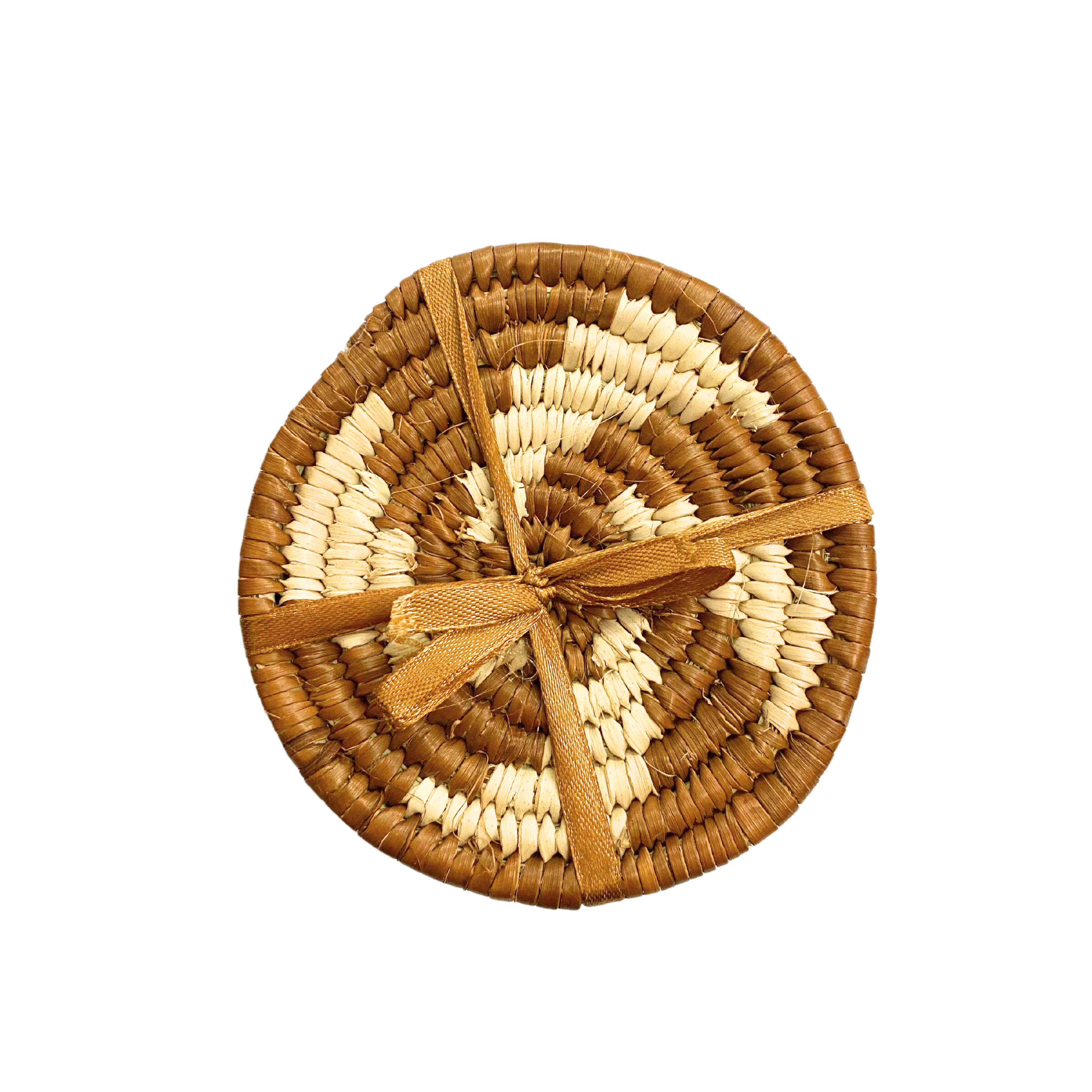 Handwoven Reed Coasters (4pc)