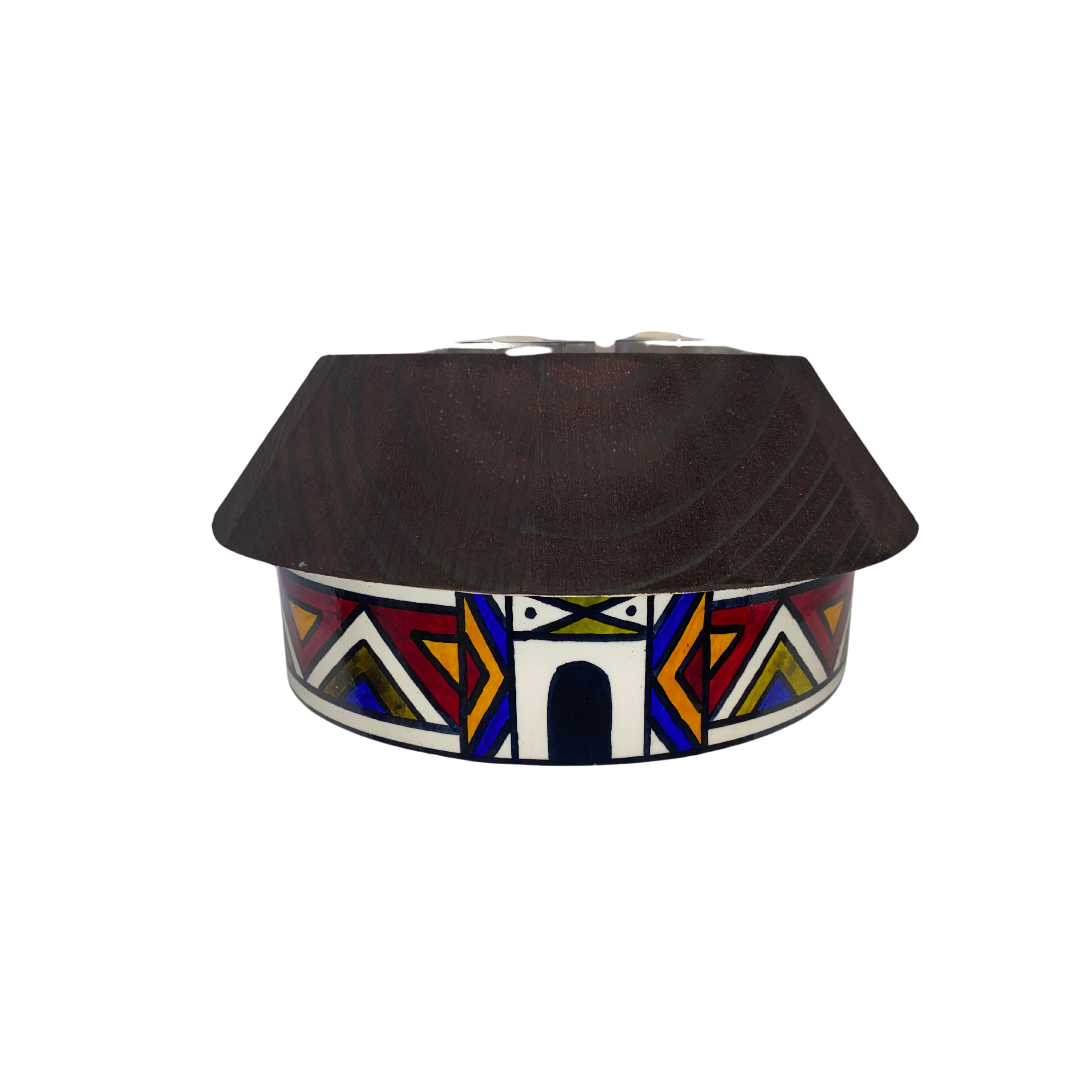 African Inspired Candles Huts