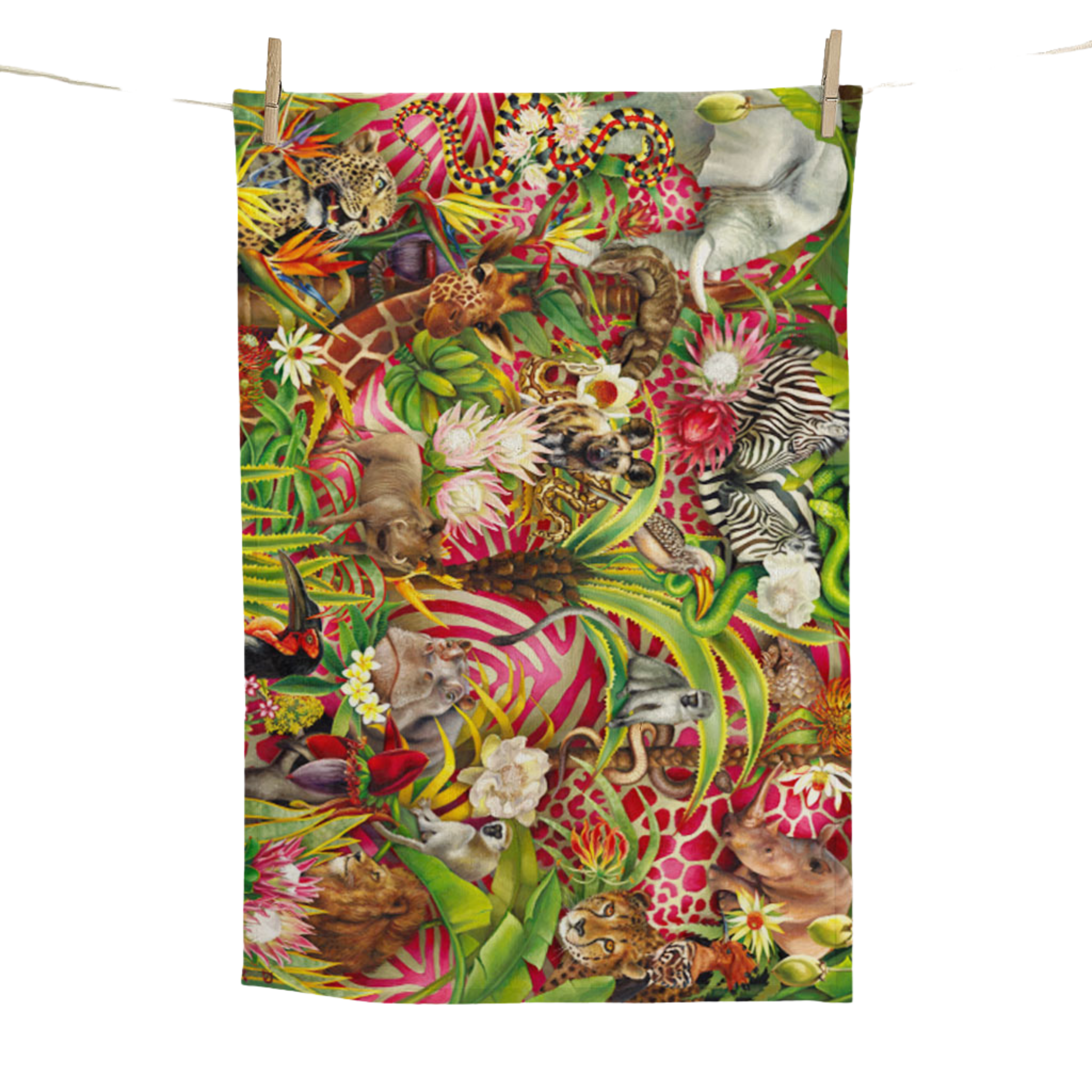 Wild Spirits: The Earthy Animal Collection Cotton Tea Towels