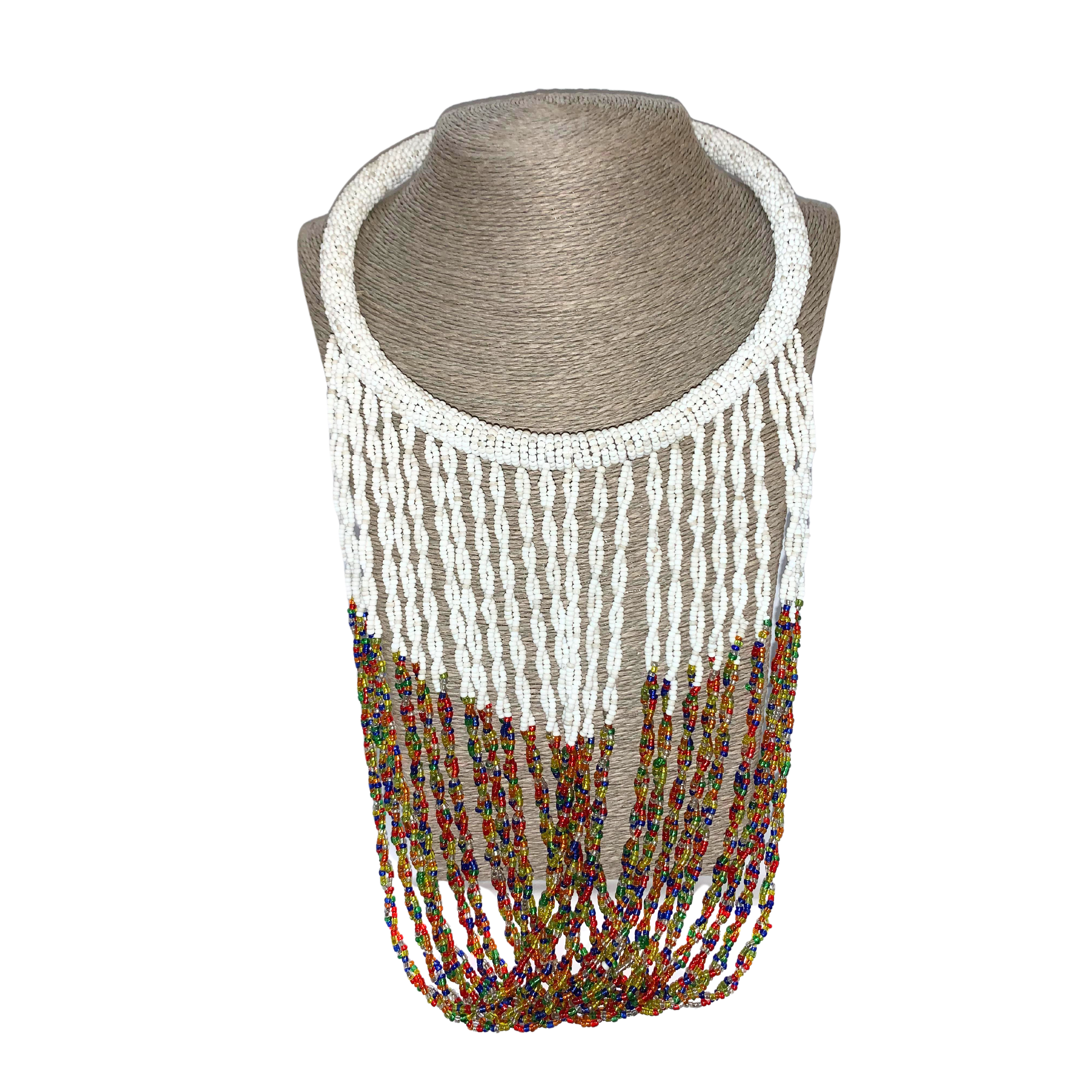 Kenyan Choker Looped Beaded Necklace