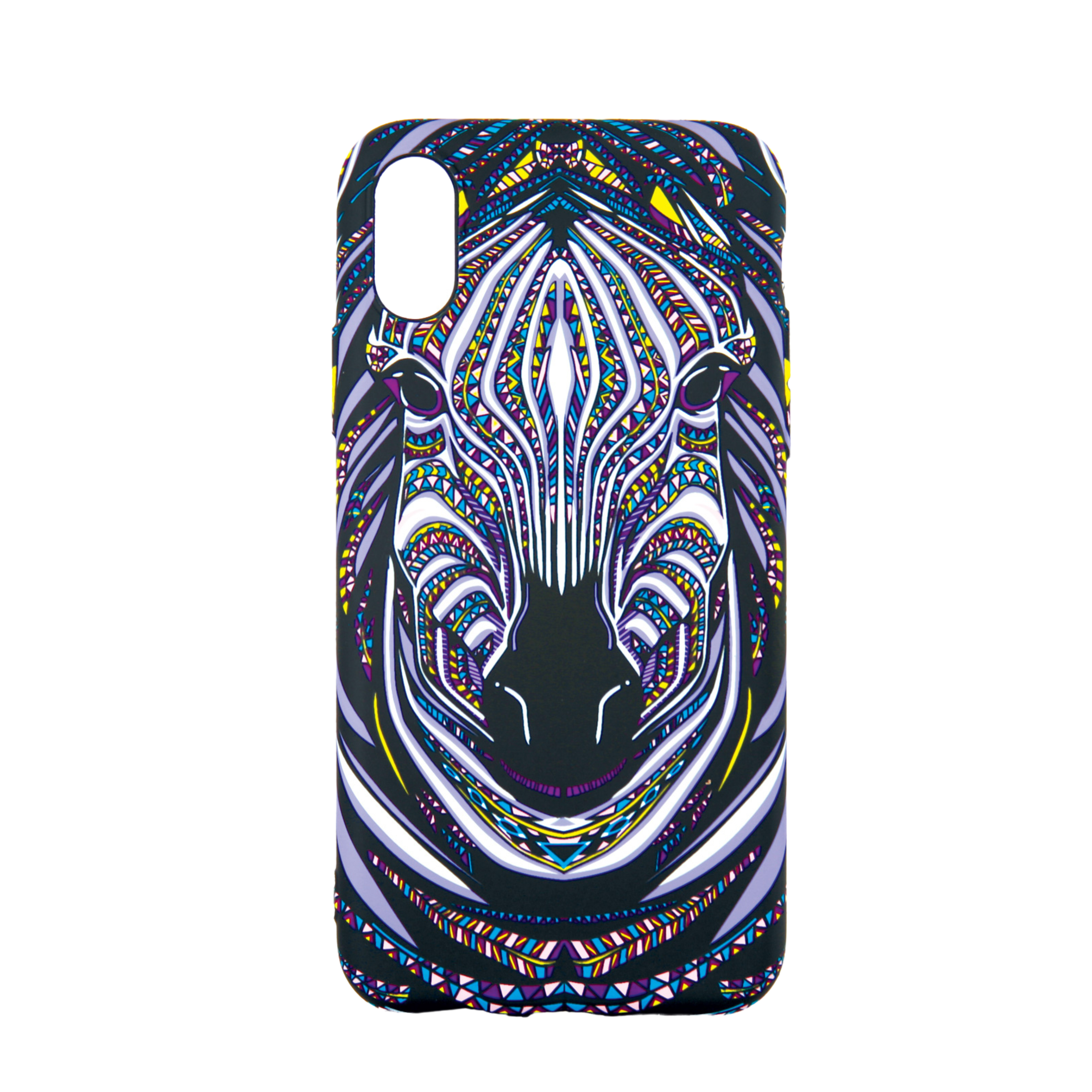 Glow In The Dark Zebra Silicone Cellphone Cover