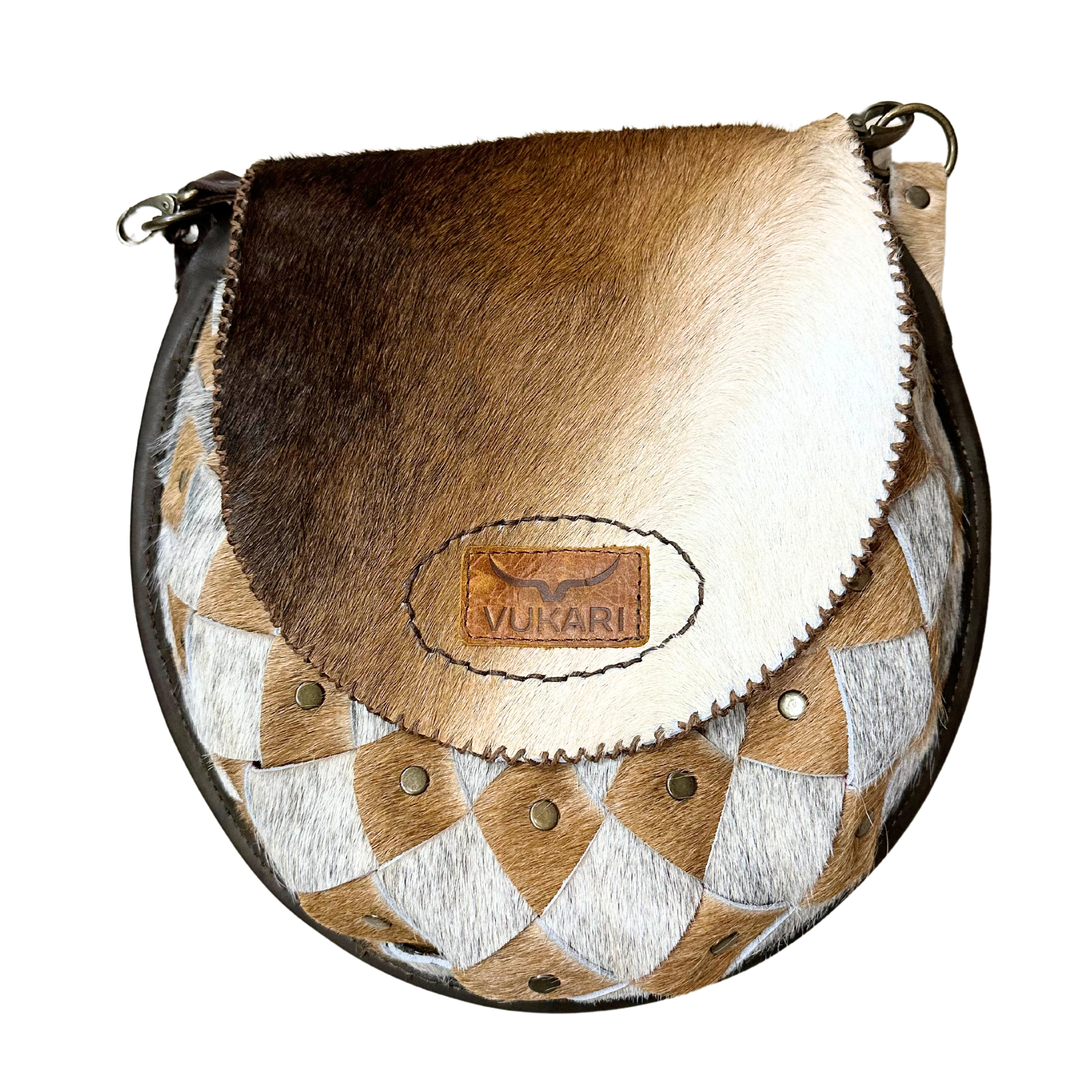 Handmade Nguni Lattice Handbags