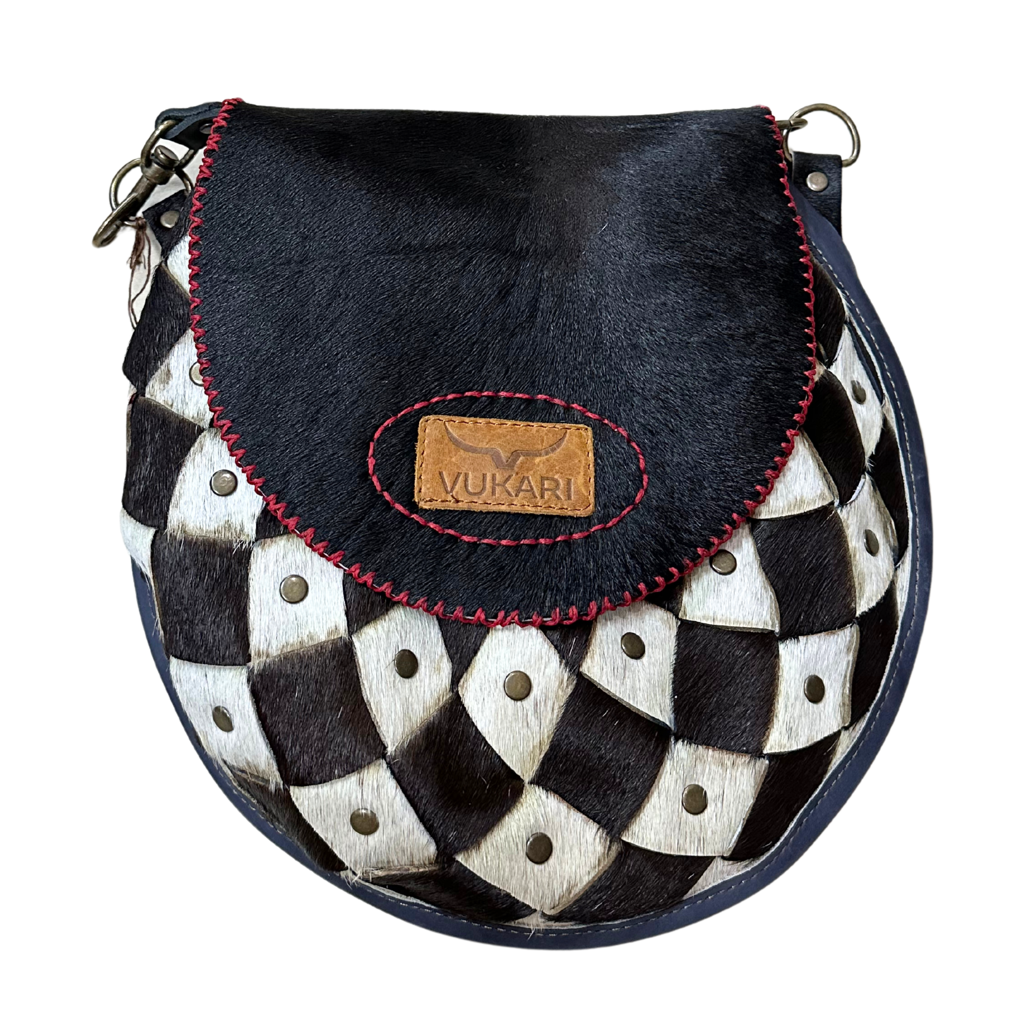 Handmade Nguni Lattice Handbags