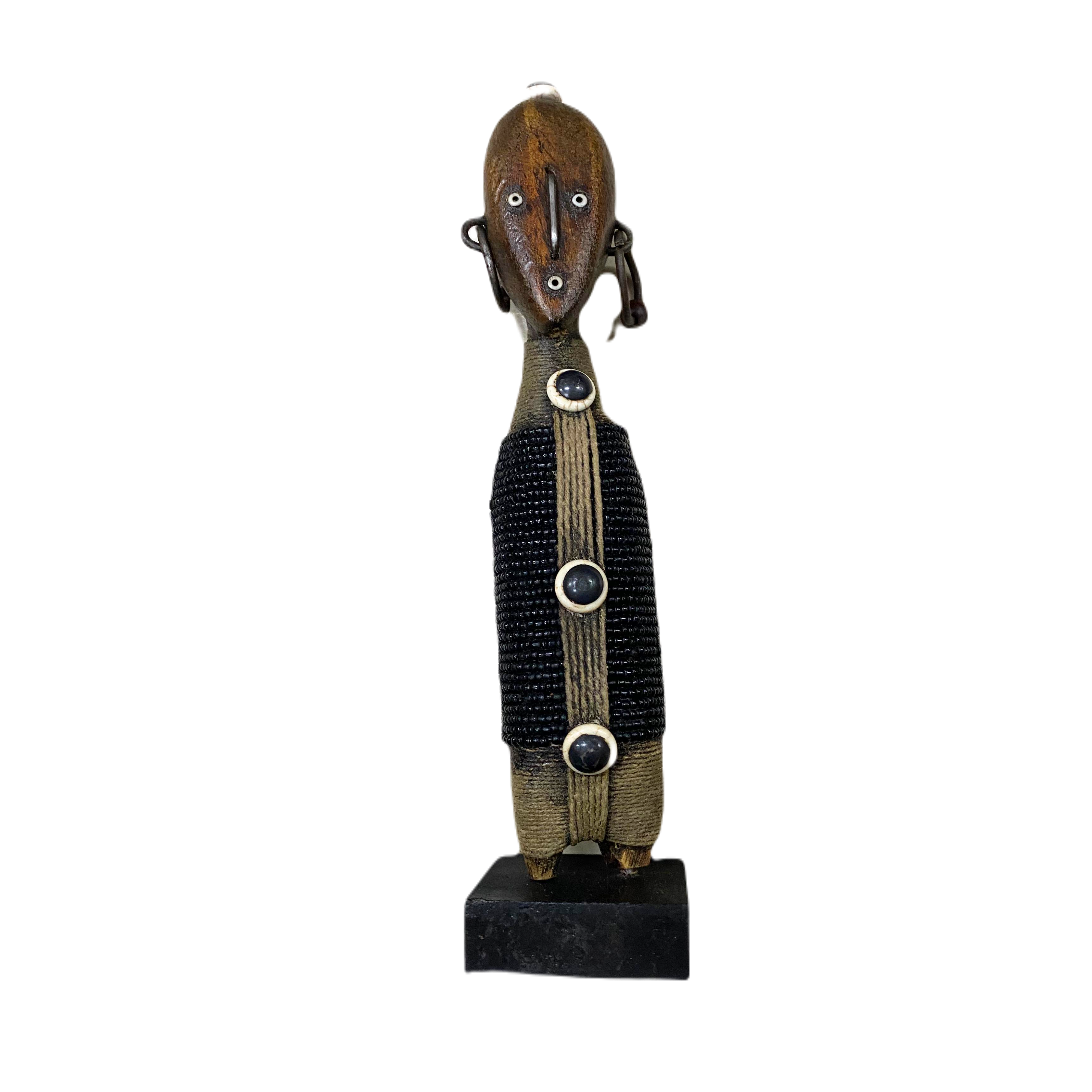 20cm Wooden Beaded Namji Dolls