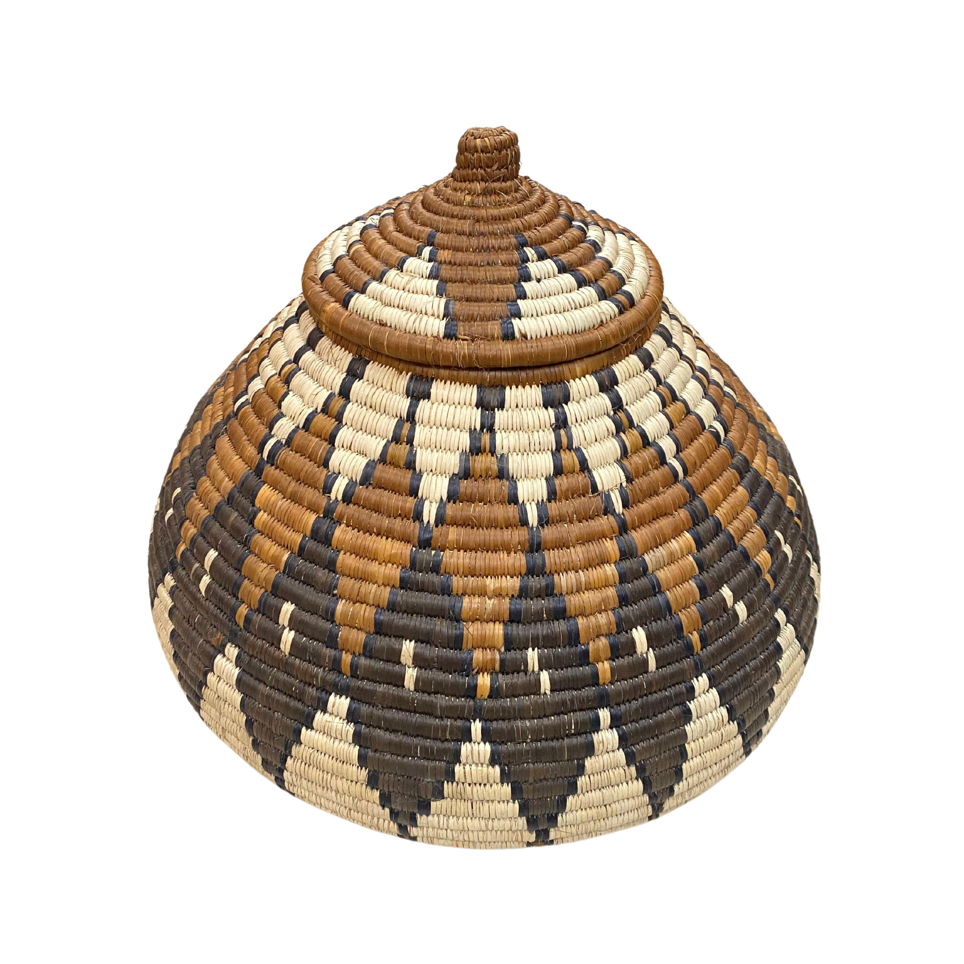 Hand Weaved Diamond Zulu Basket