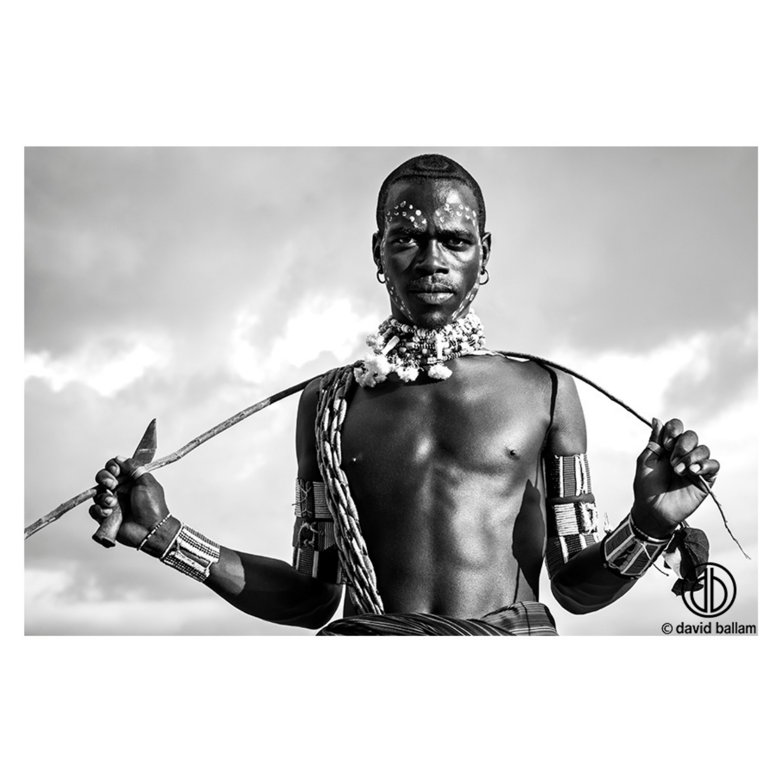 David Ballam Rolled Canvas Prints - Ethiopia's Omo Tribe (120cm x 180cm)