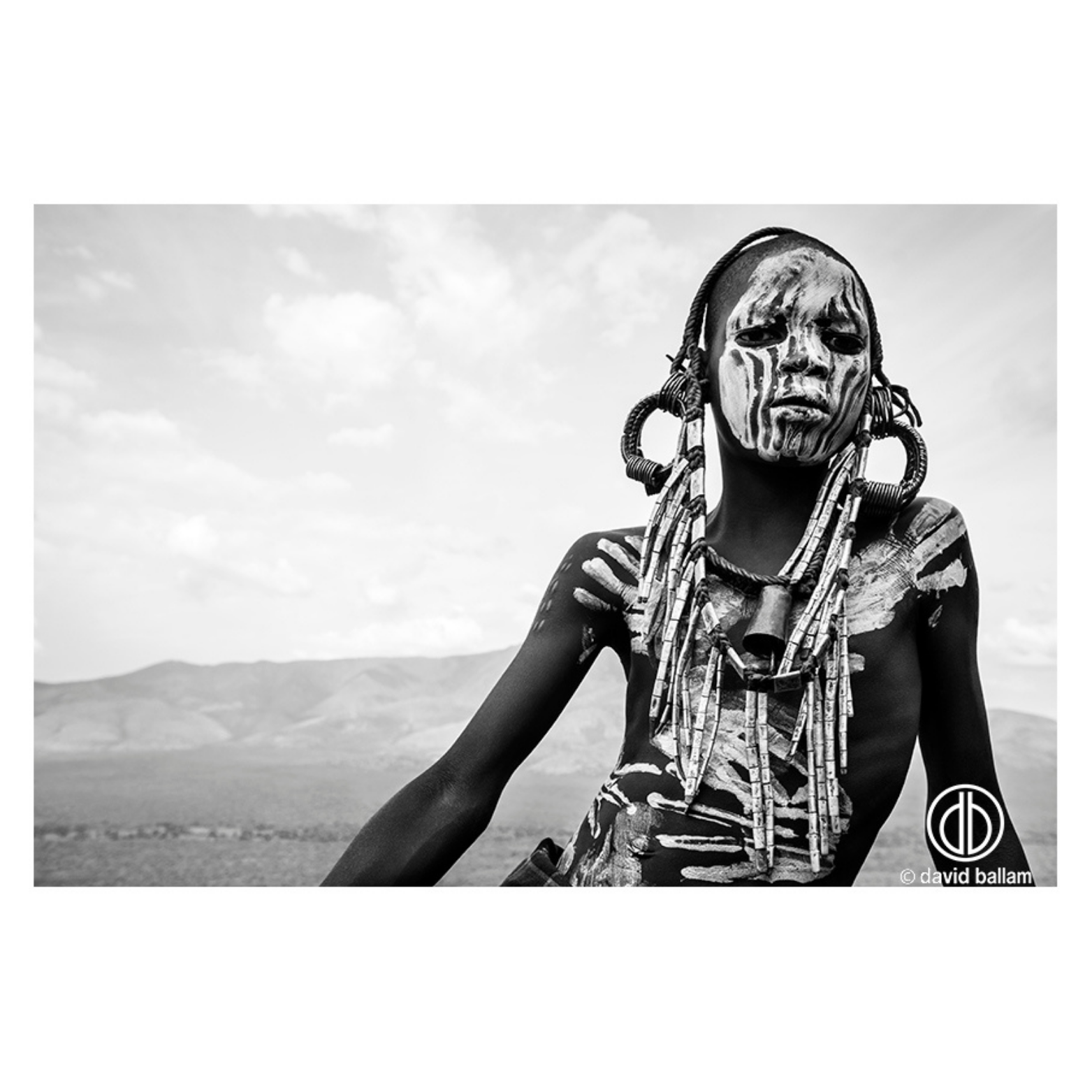 David Ballam Rolled Canvas Prints - Ethiopia's Omo Tribe (120cm x 180cm)