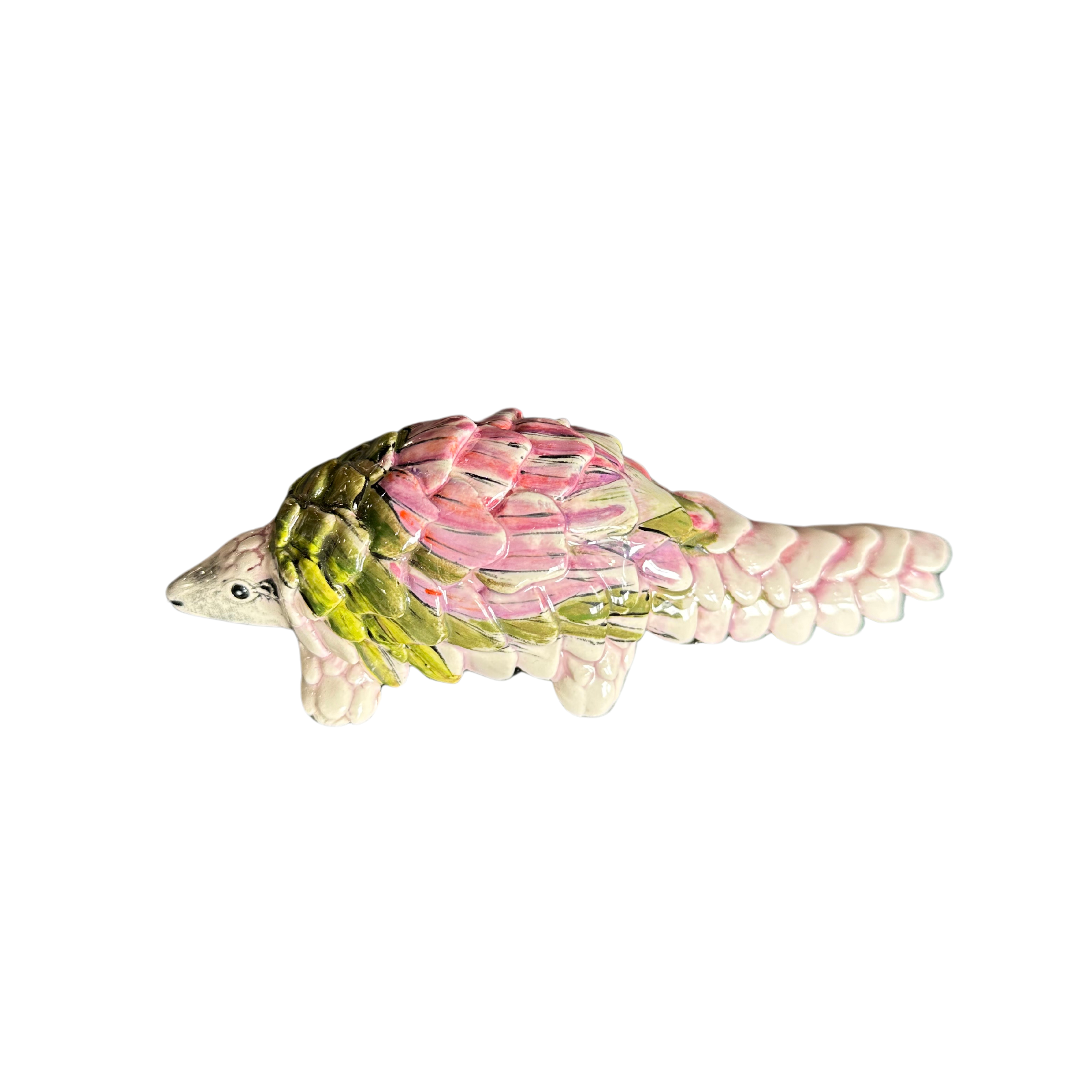 XS Baby Hand Painted Pangolin (Protea)