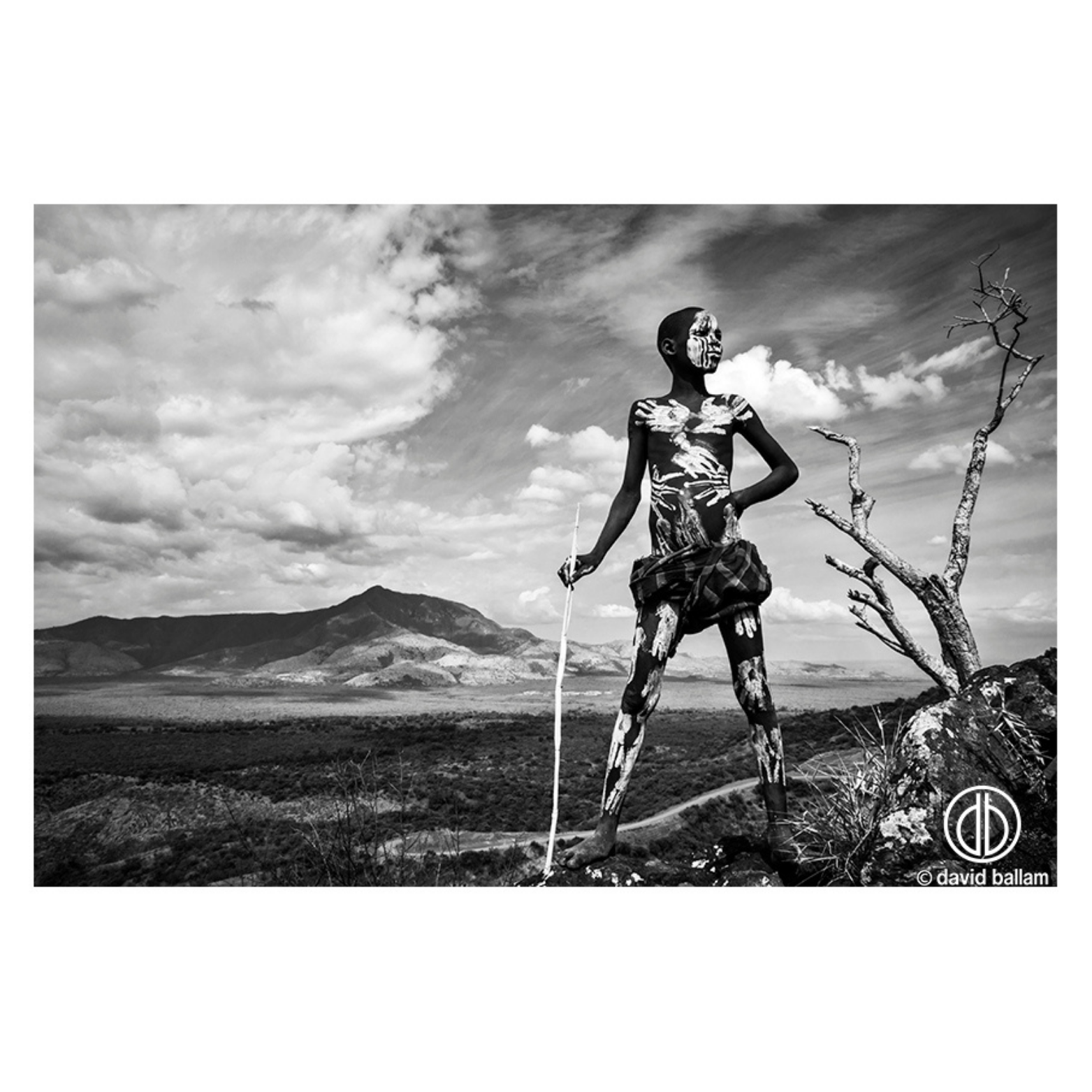 David Ballam Rolled Canvas Prints - Ethiopia's Omo Tribe (120cm x 180cm)