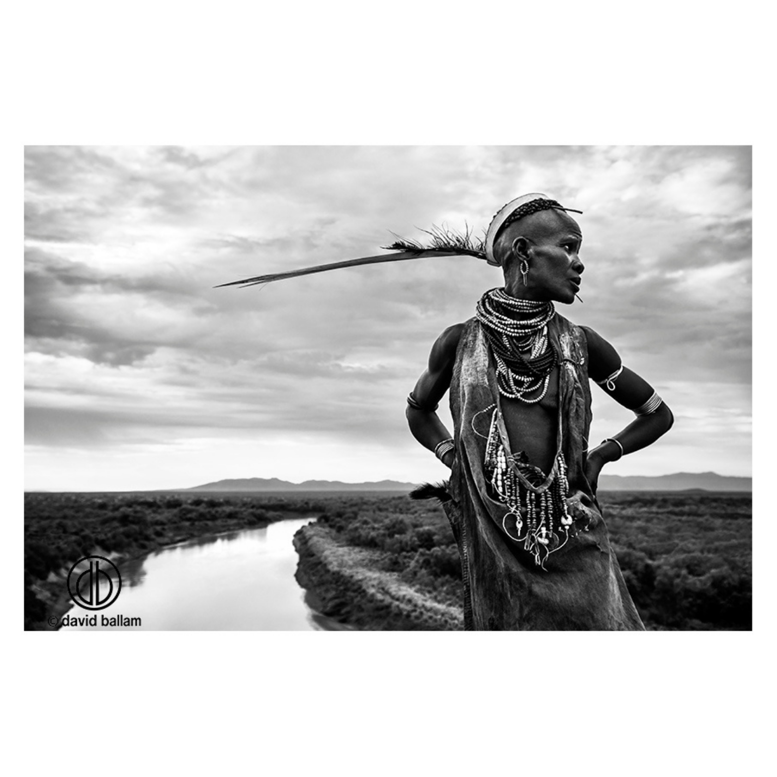 David Ballam Rolled Canvas Prints - Ethiopia's Omo Tribe (120cm x 180cm)