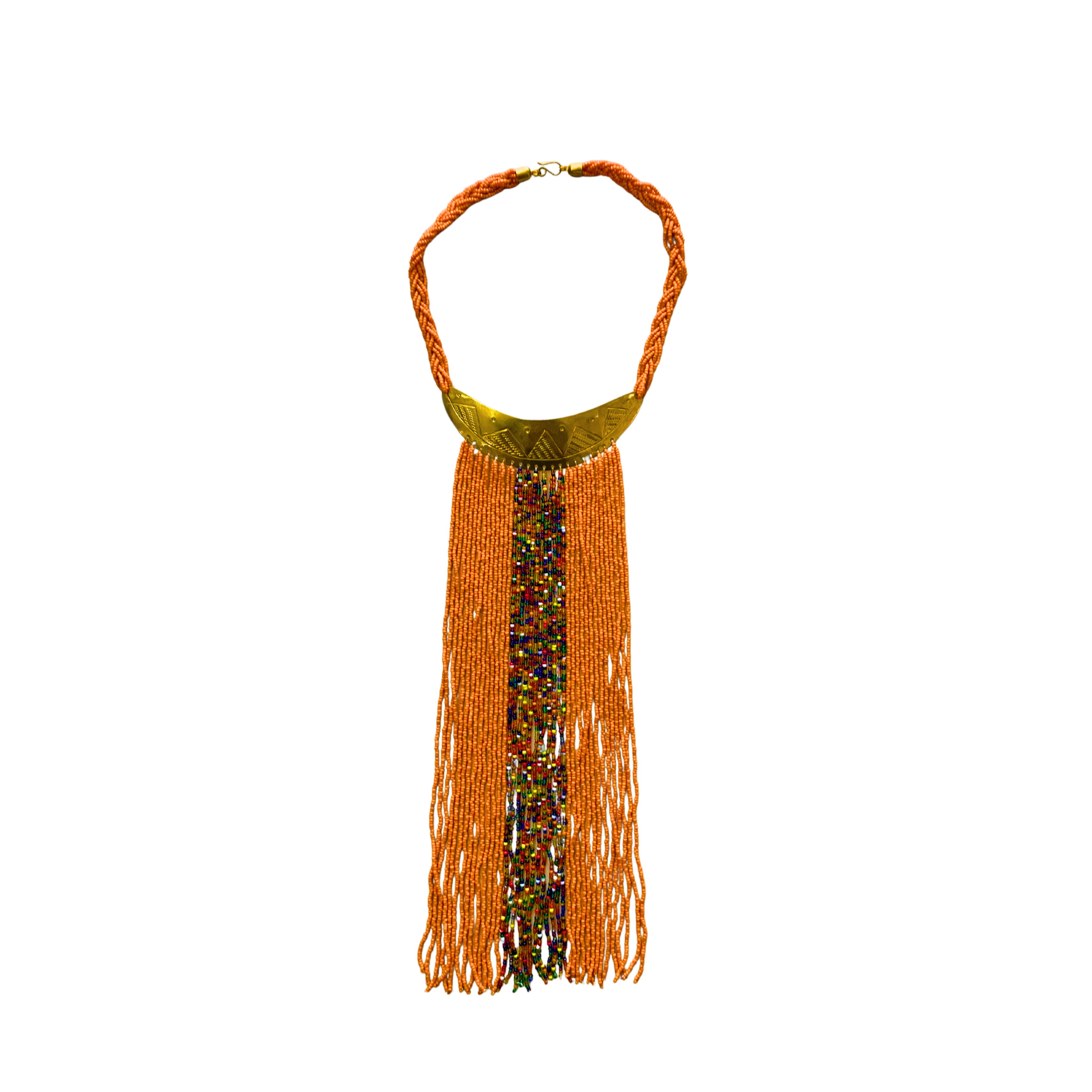 Kenyan Hand Beaded Rain Necklace