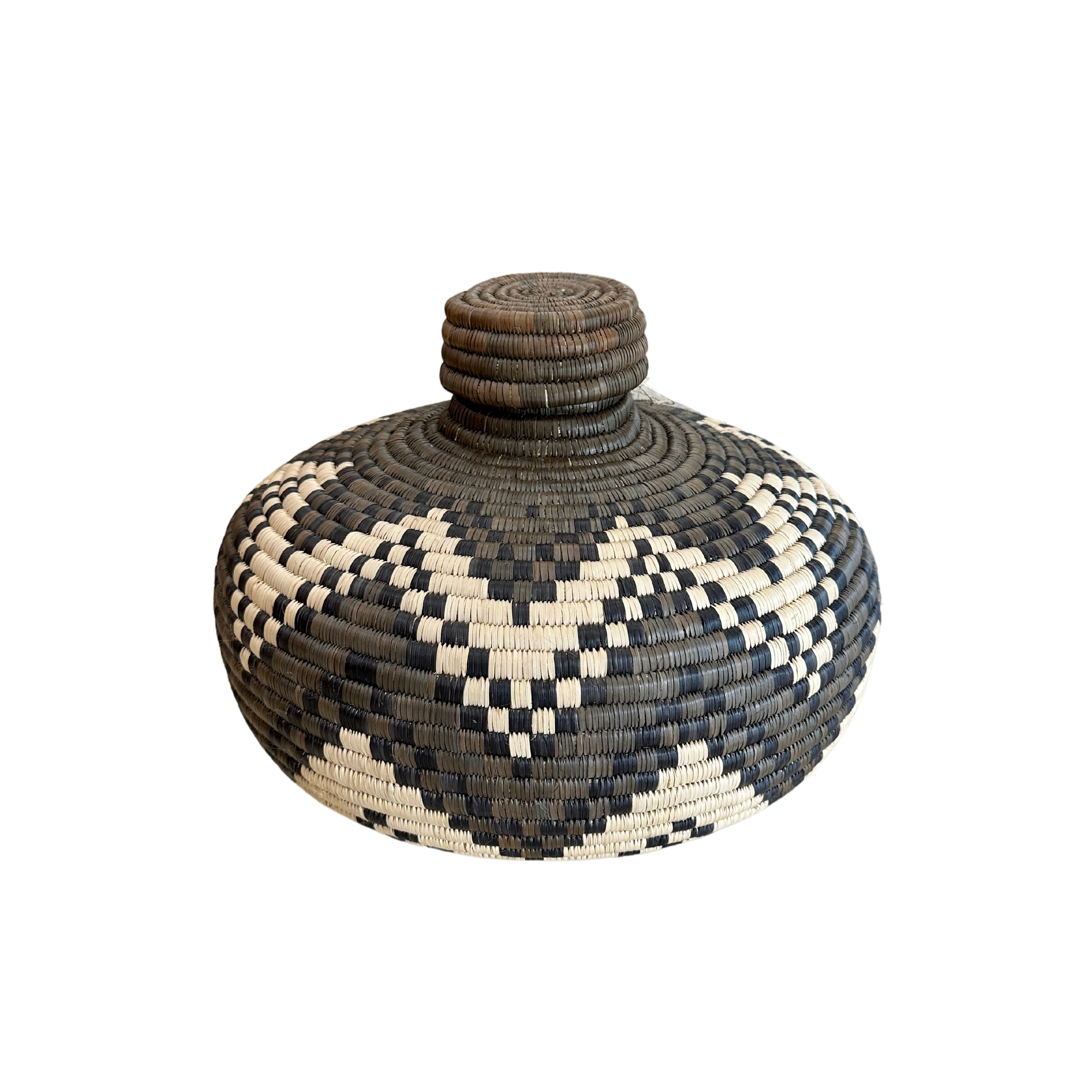 Hand Weaved Isichumo Bottle Neck Basket - The Bonie Basket