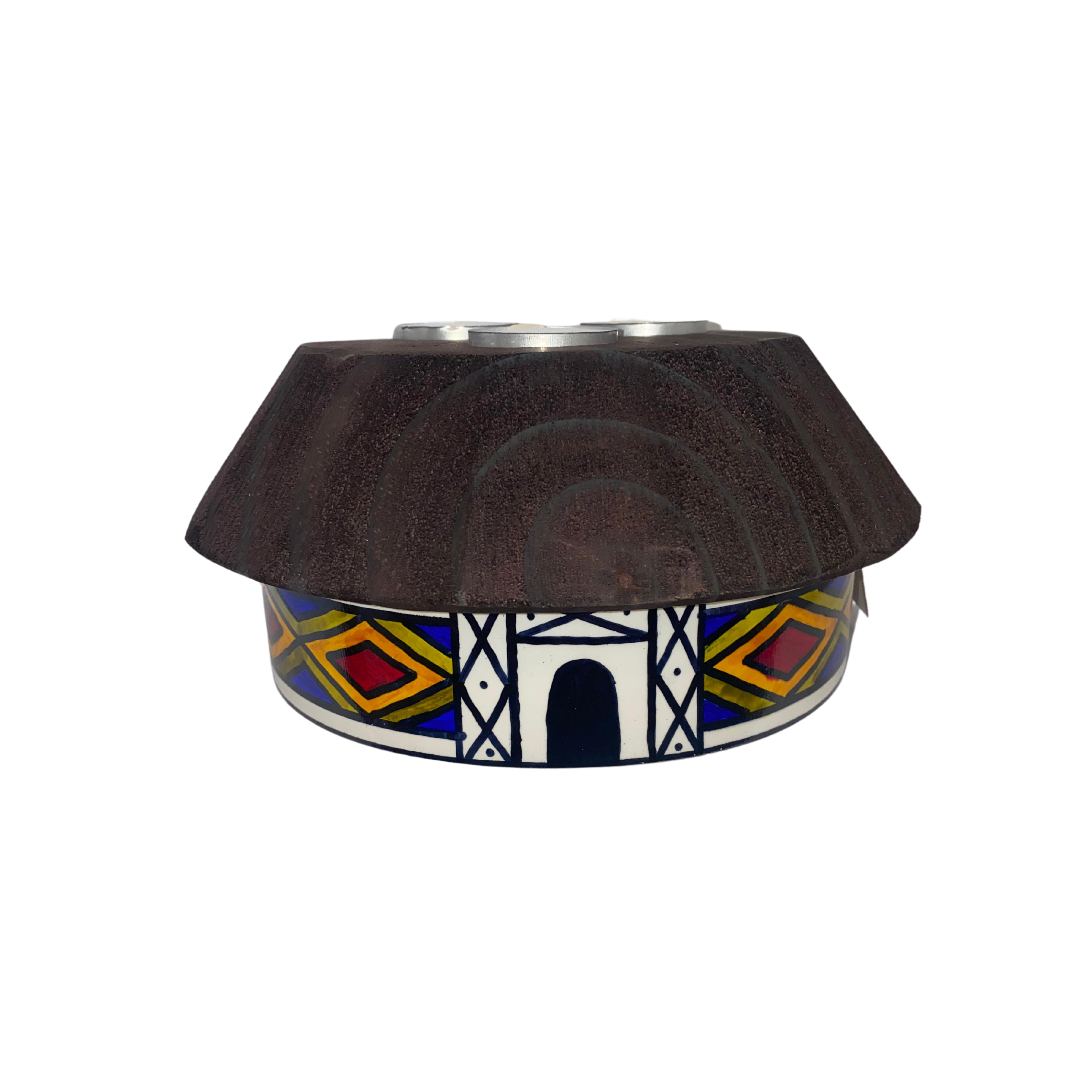 African Inspired Candles Huts