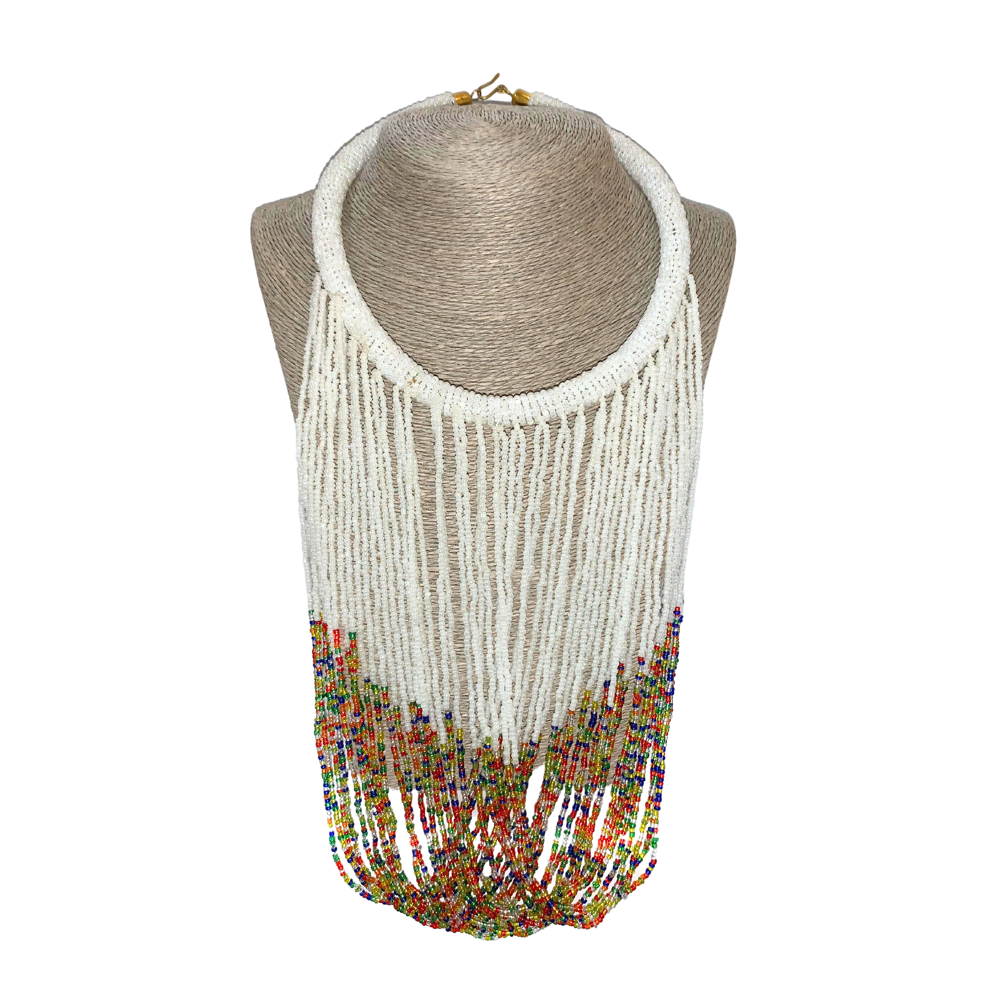 Kenyan Choker Looped Beaded Necklace