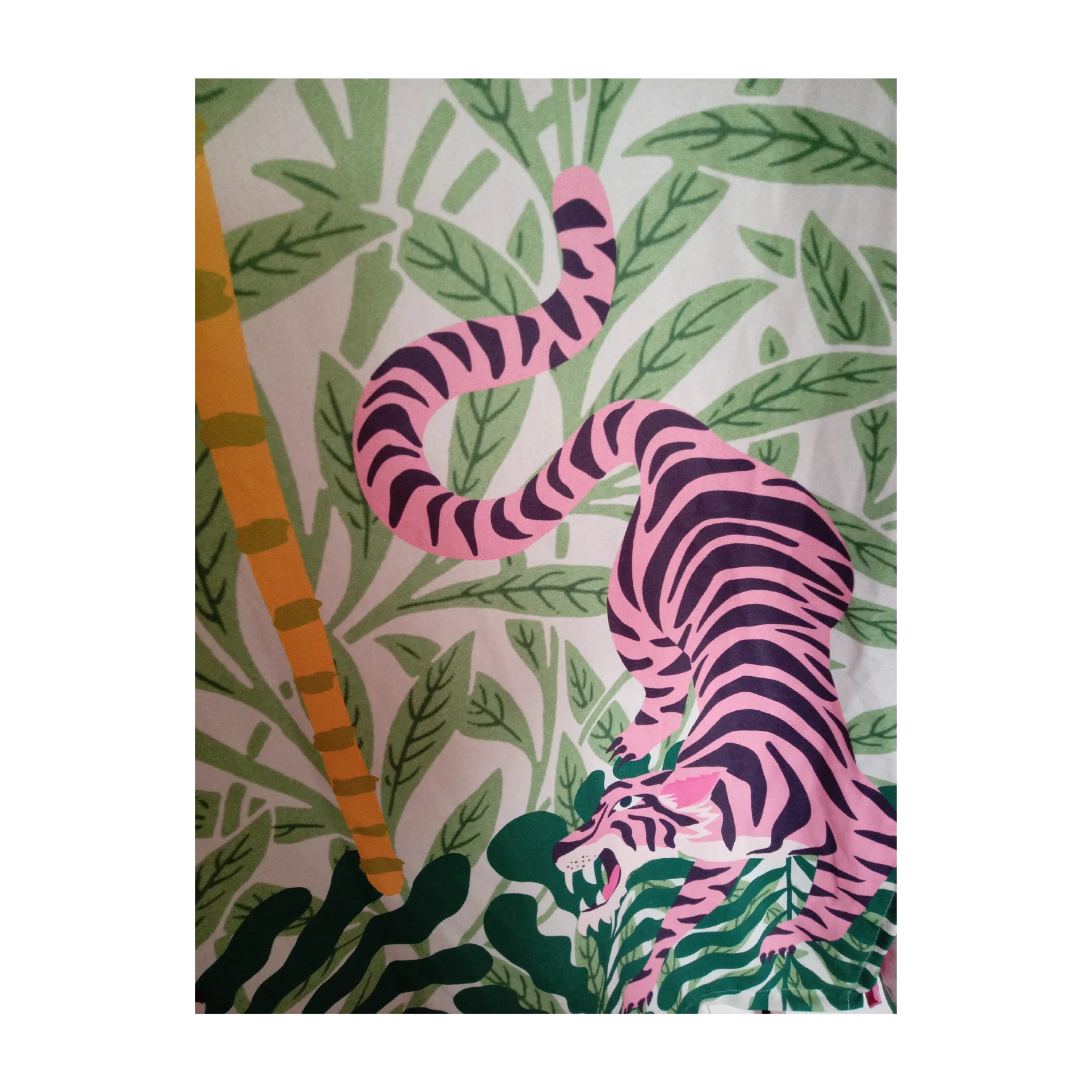 African Inspired Kimono - Pink Tiger