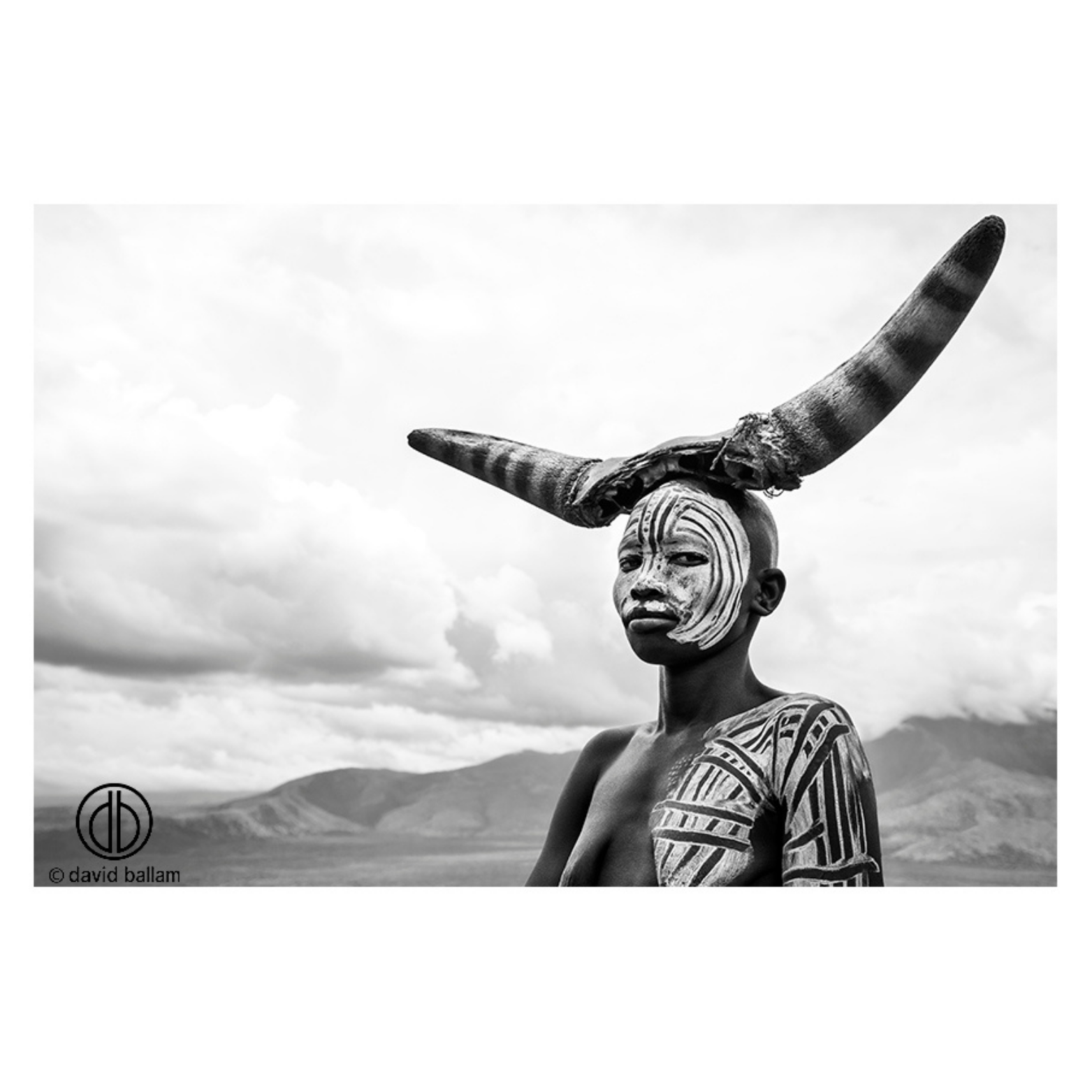 David Ballam Rolled Canvas Prints - Ethiopia's Omo Tribe (120cm x 180cm)