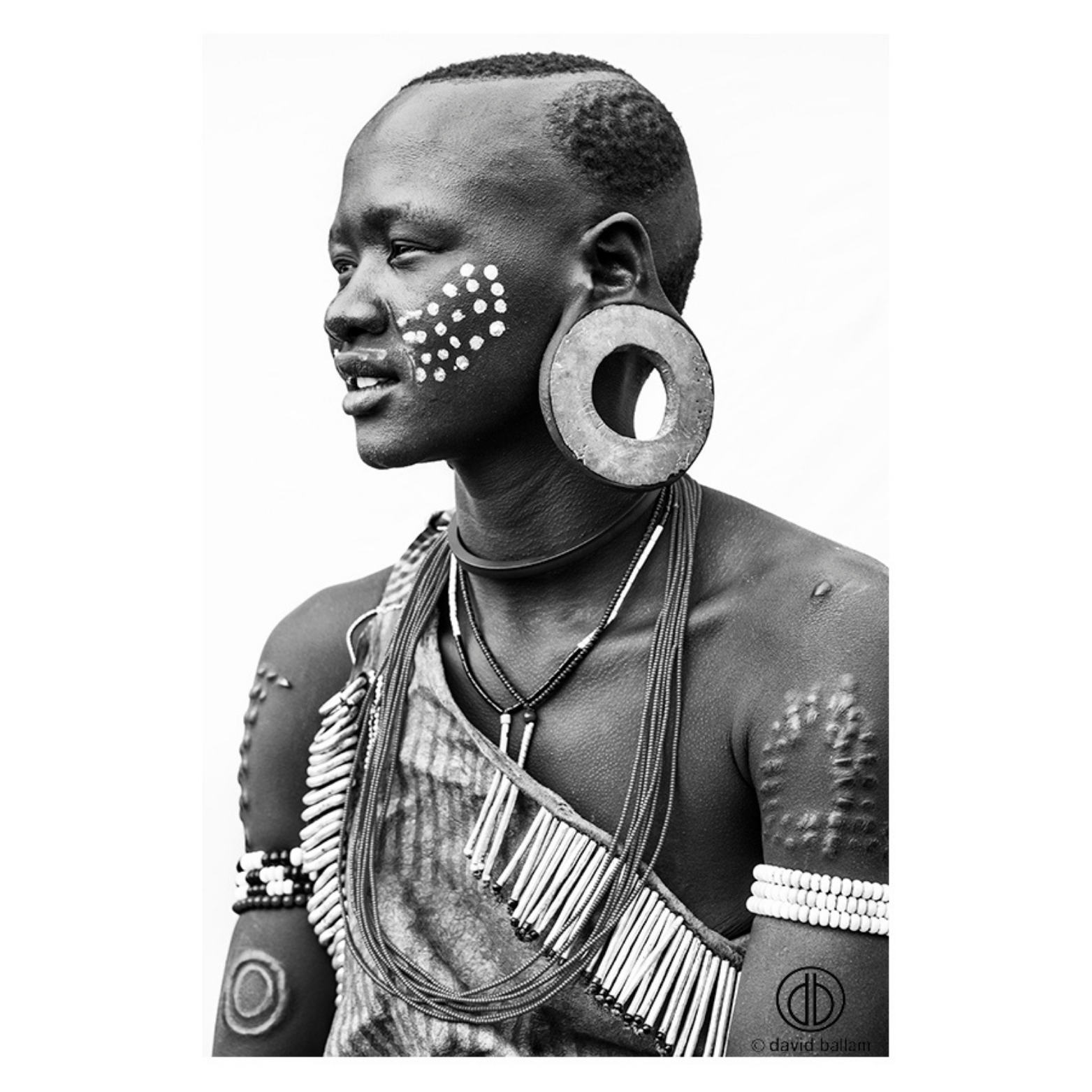 David Ballam Rolled Canvas Prints - Ethiopia's Omo Tribe (120cm x 180cm)