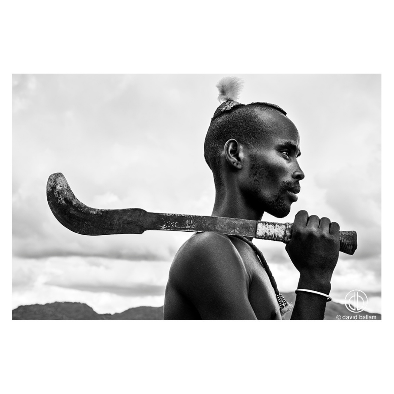 David Ballam Rolled Canvas Prints - Ethiopia's Omo Tribe (120cm x 180cm)