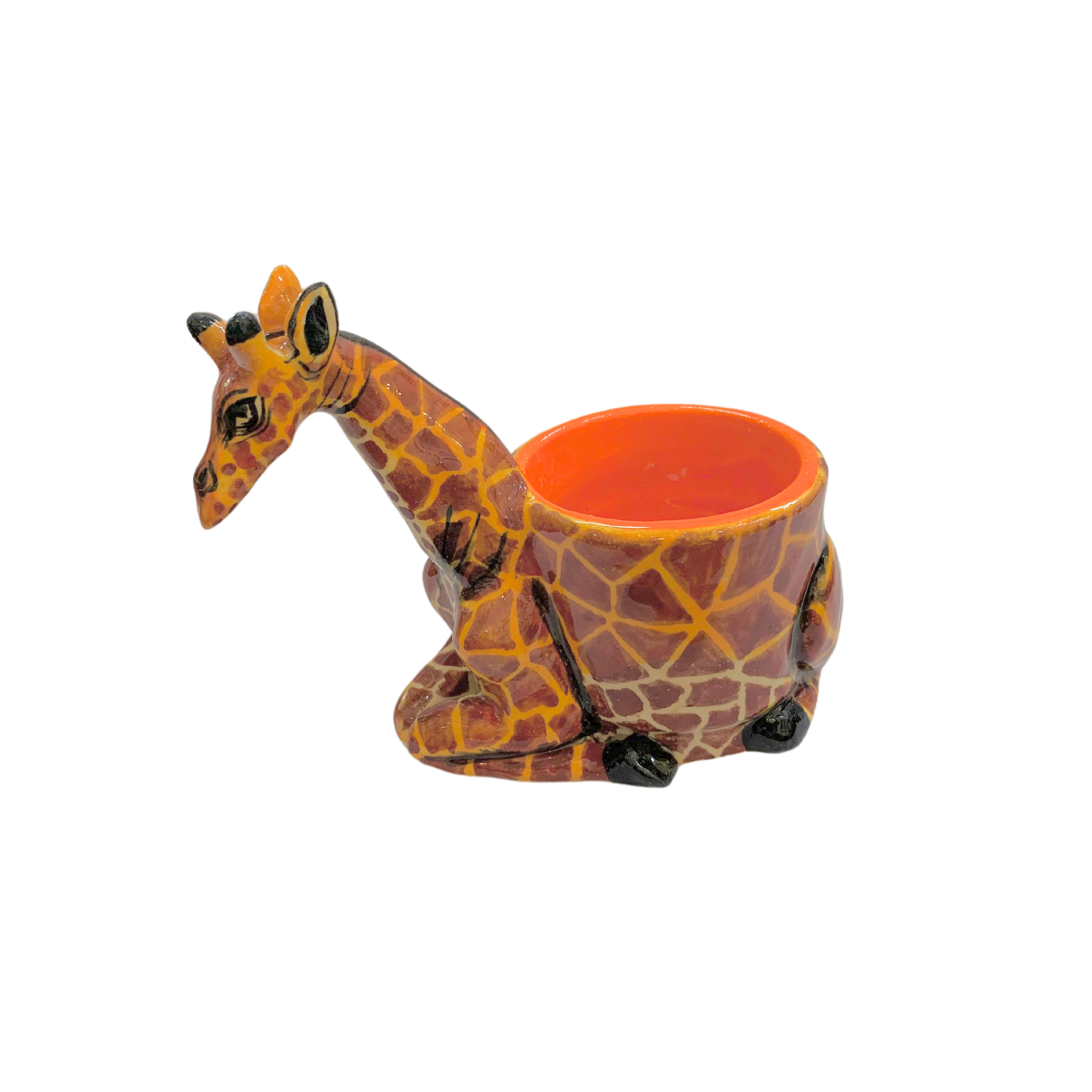 3D Ceramic Giraffe Egg Cup