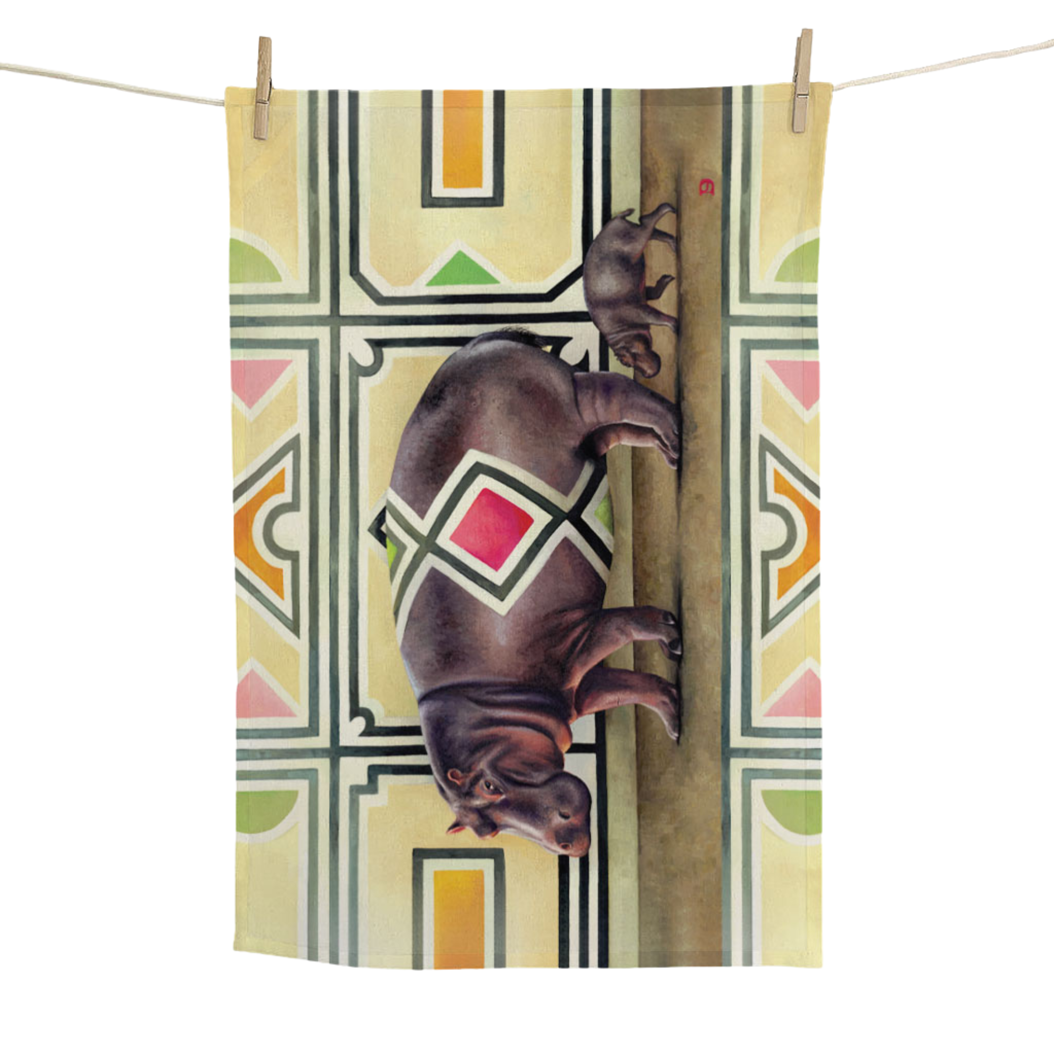 Ndebele Wildlife Cotton Tea Towels