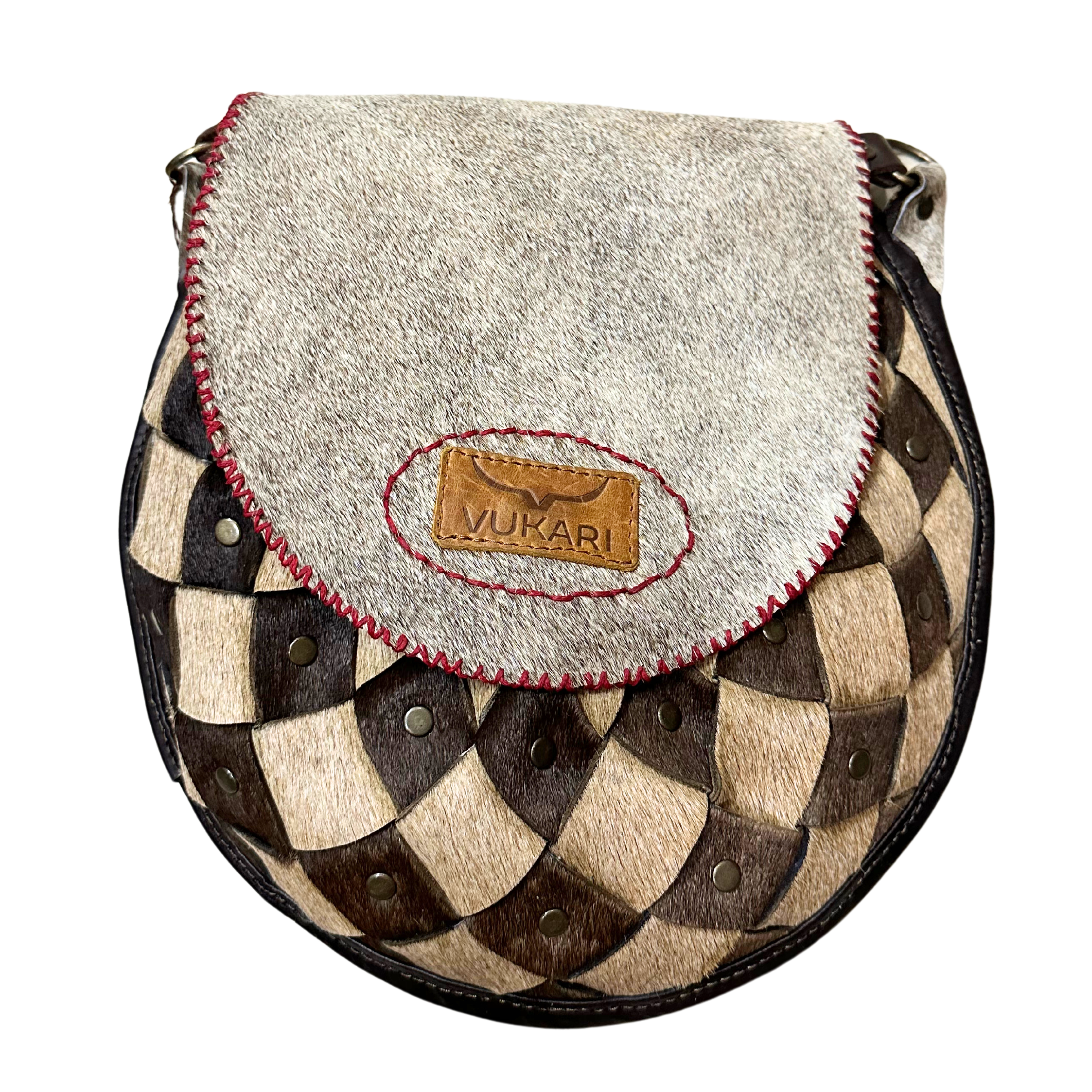 Handmade Nguni Lattice Handbags