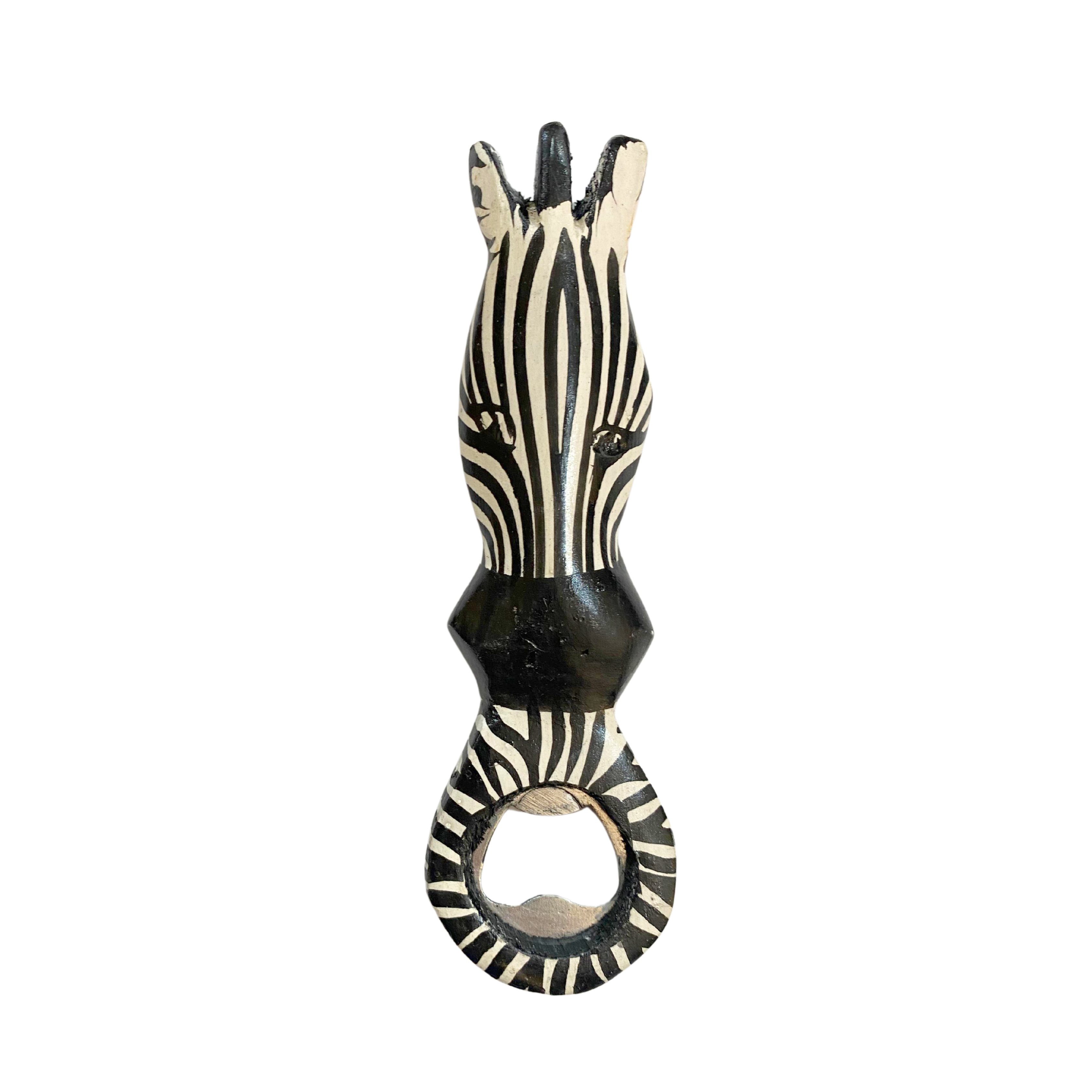 Wooden Zebra & Giraffe Bottle Openers