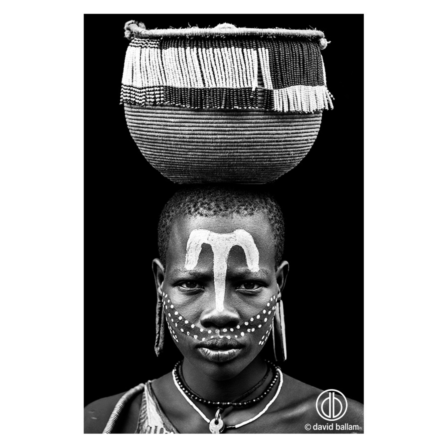 David Ballam Rolled Canvas Prints - Ethiopia's Omo Tribe (120cm x 180cm)