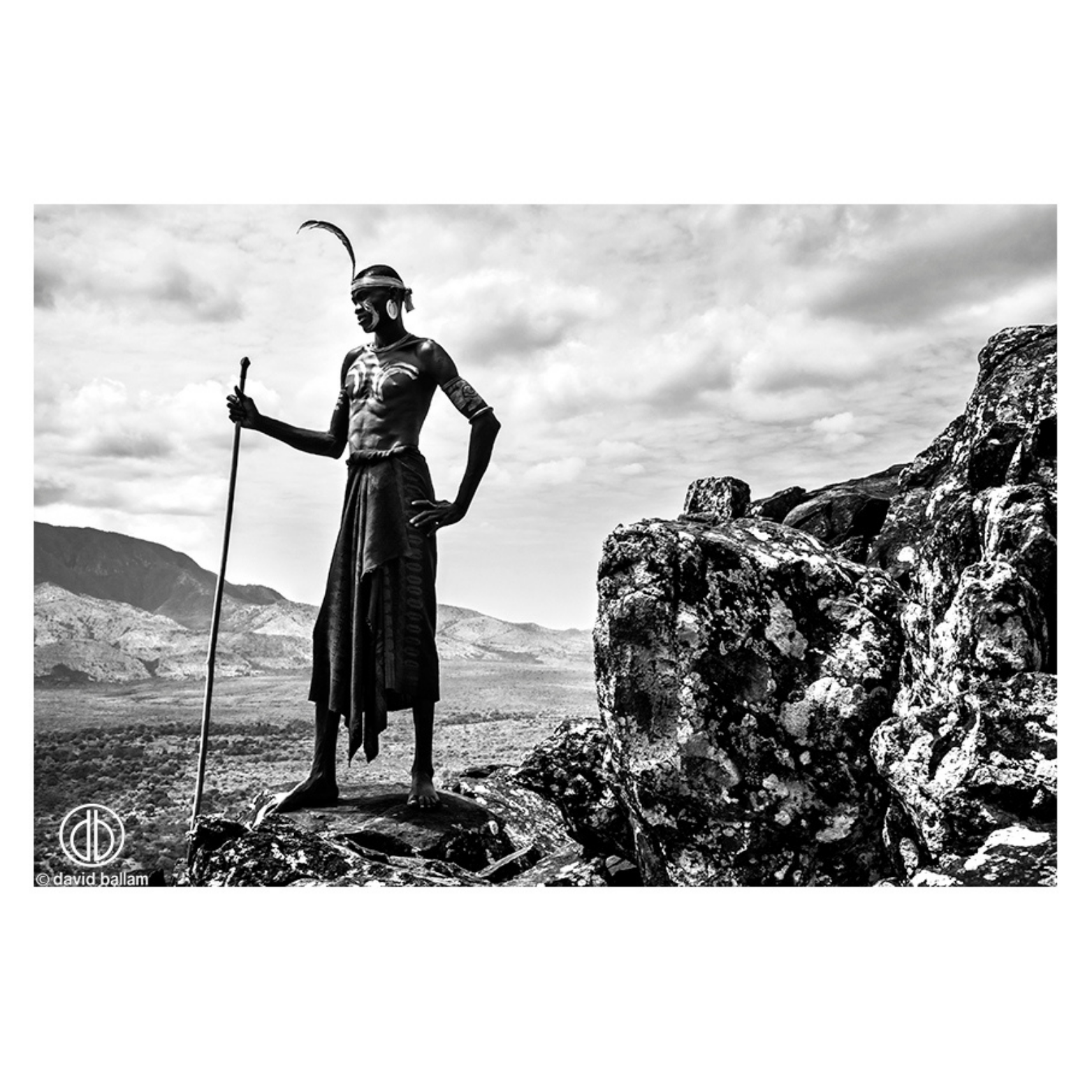 David Ballam Rolled Canvas Prints - Ethiopia's Omo Tribe (120cm x 180cm)