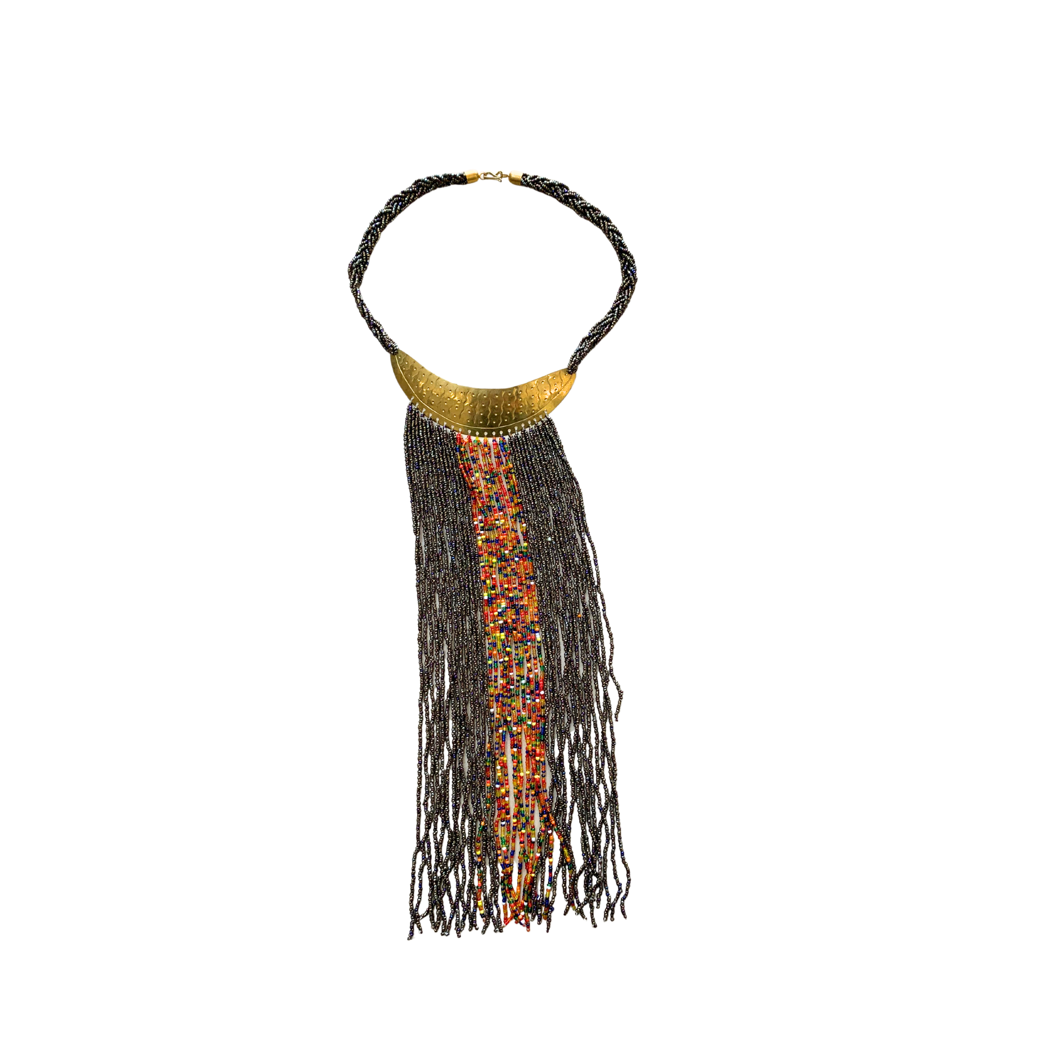 Kenyan Hand Beaded Rain Necklace