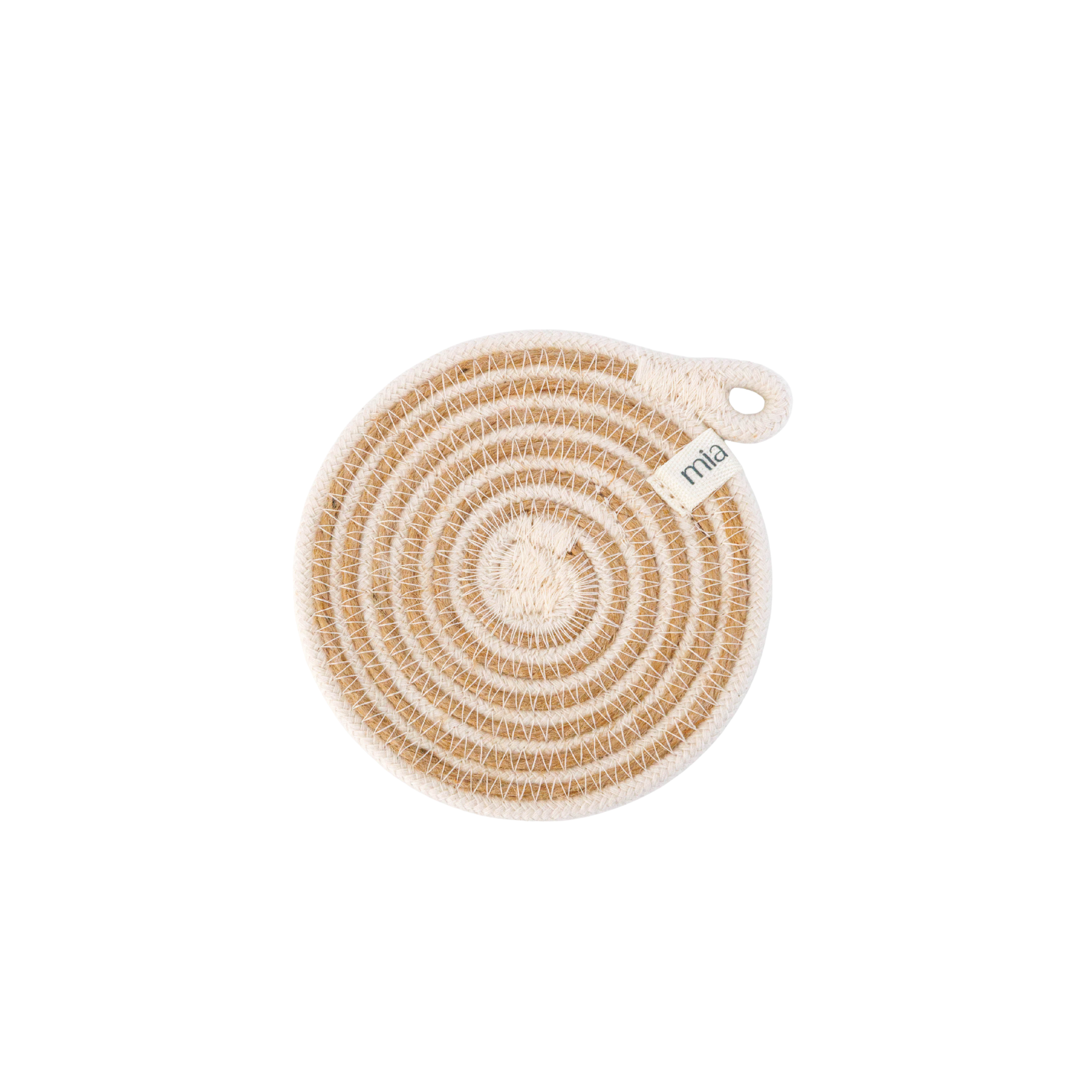 Cotton Woven Coasters 10cm (Set of 4)