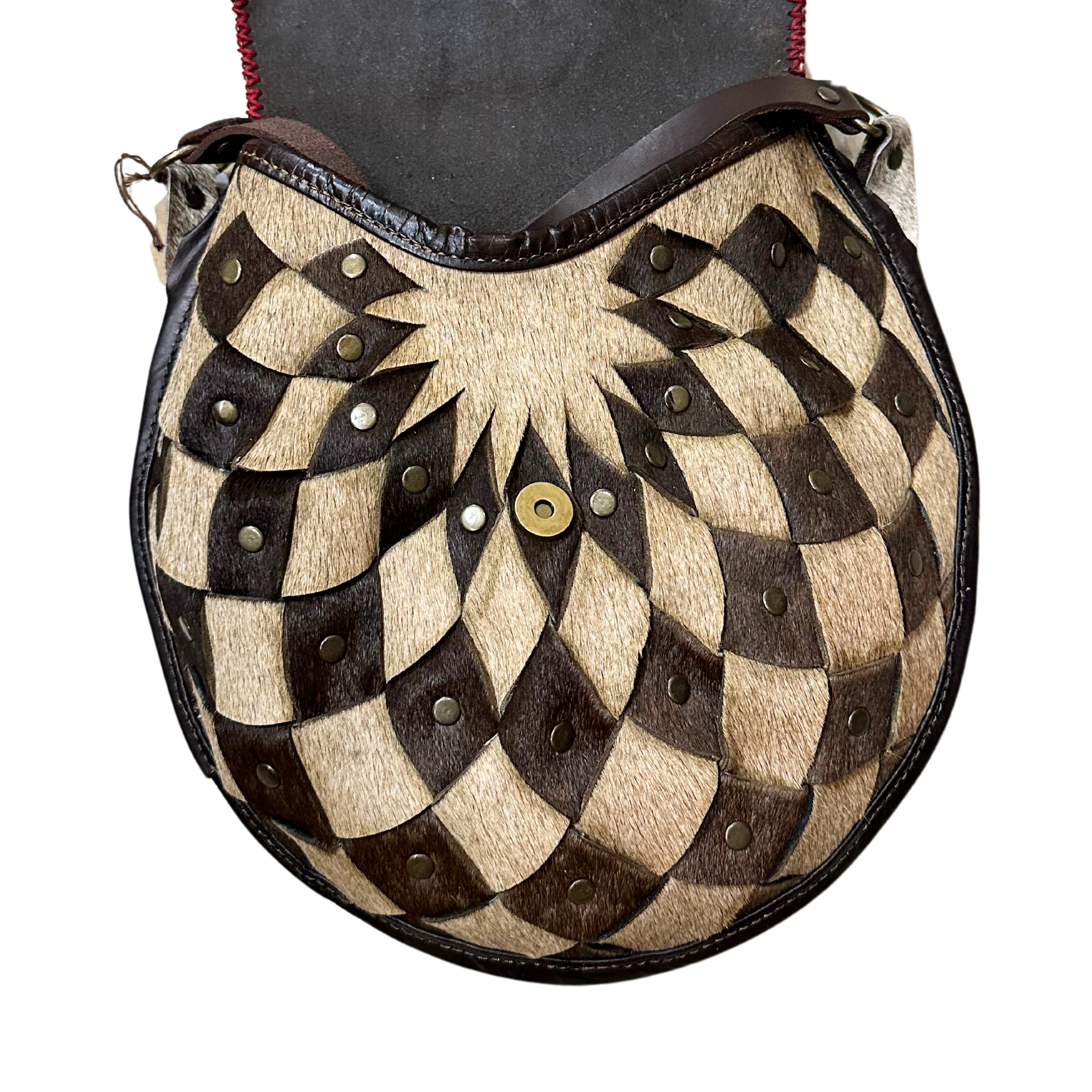 Handmade Nguni Lattice Handbags