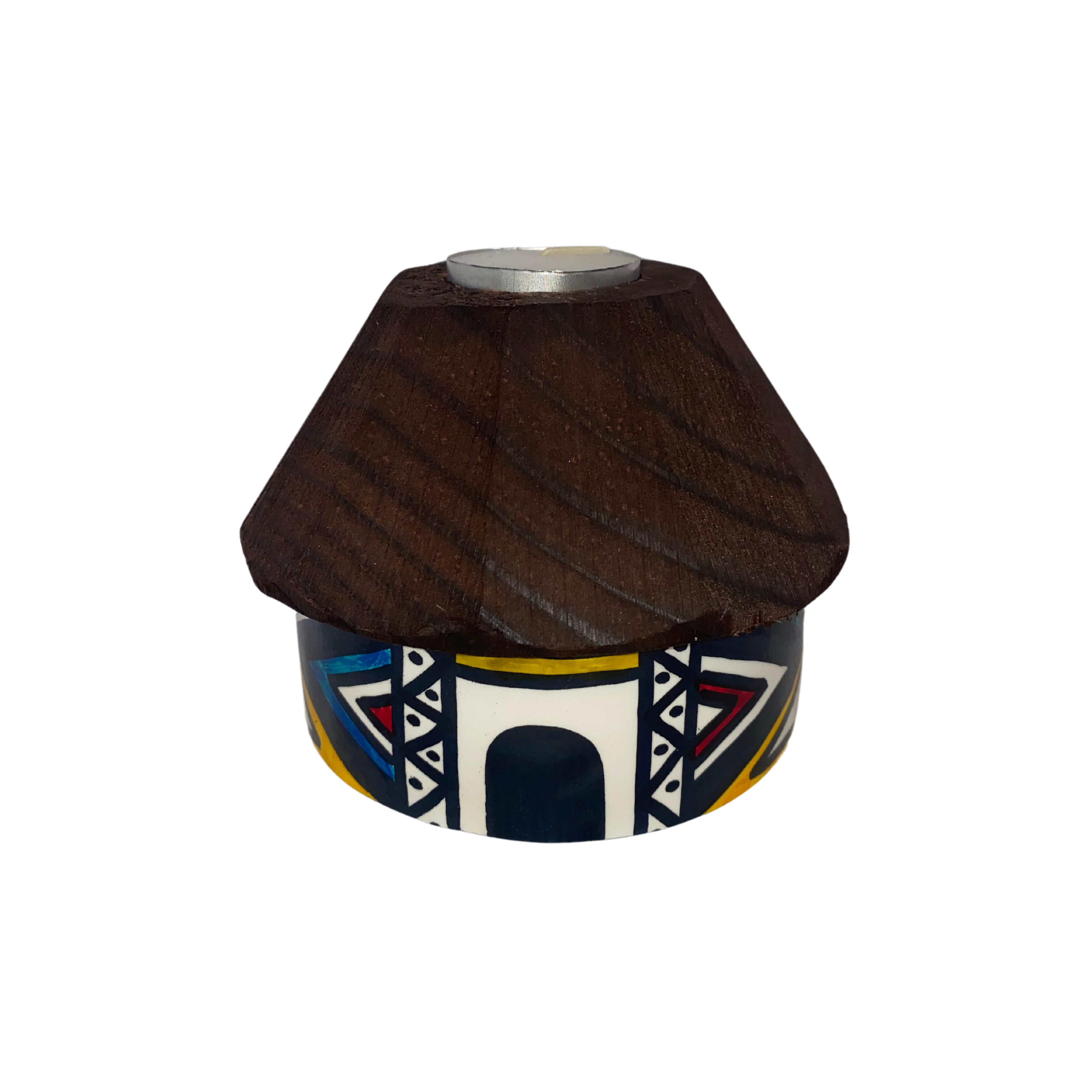 African Inspired Candles Huts