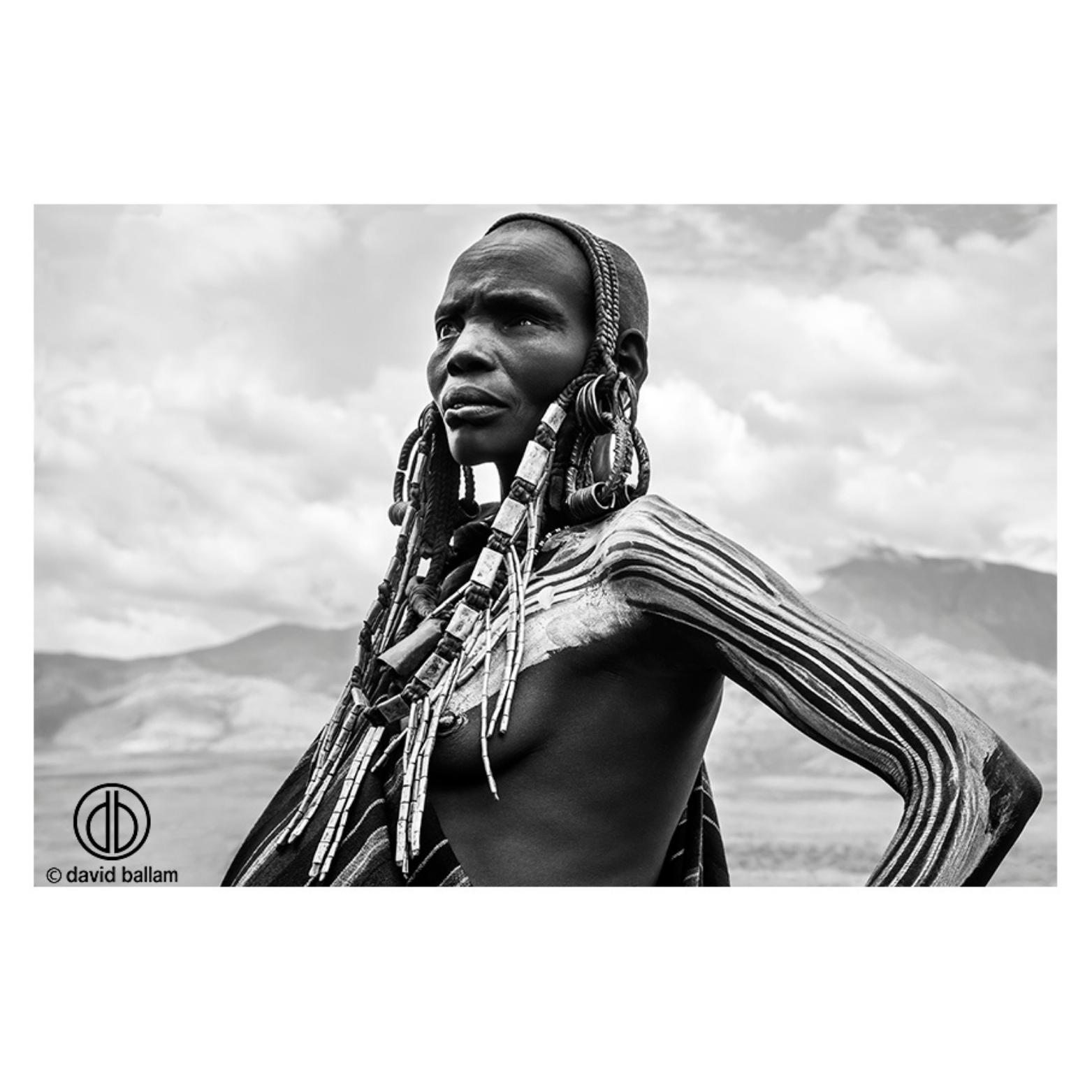 David Ballam Rolled Canvas Prints - Ethiopia's Omo Tribe (120cm x 180cm)