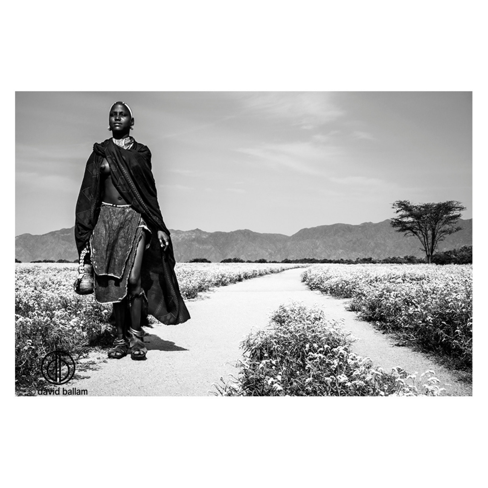 David Ballam Rolled Canvas Prints - Ethiopia's Omo Tribe (120cm x 180cm)