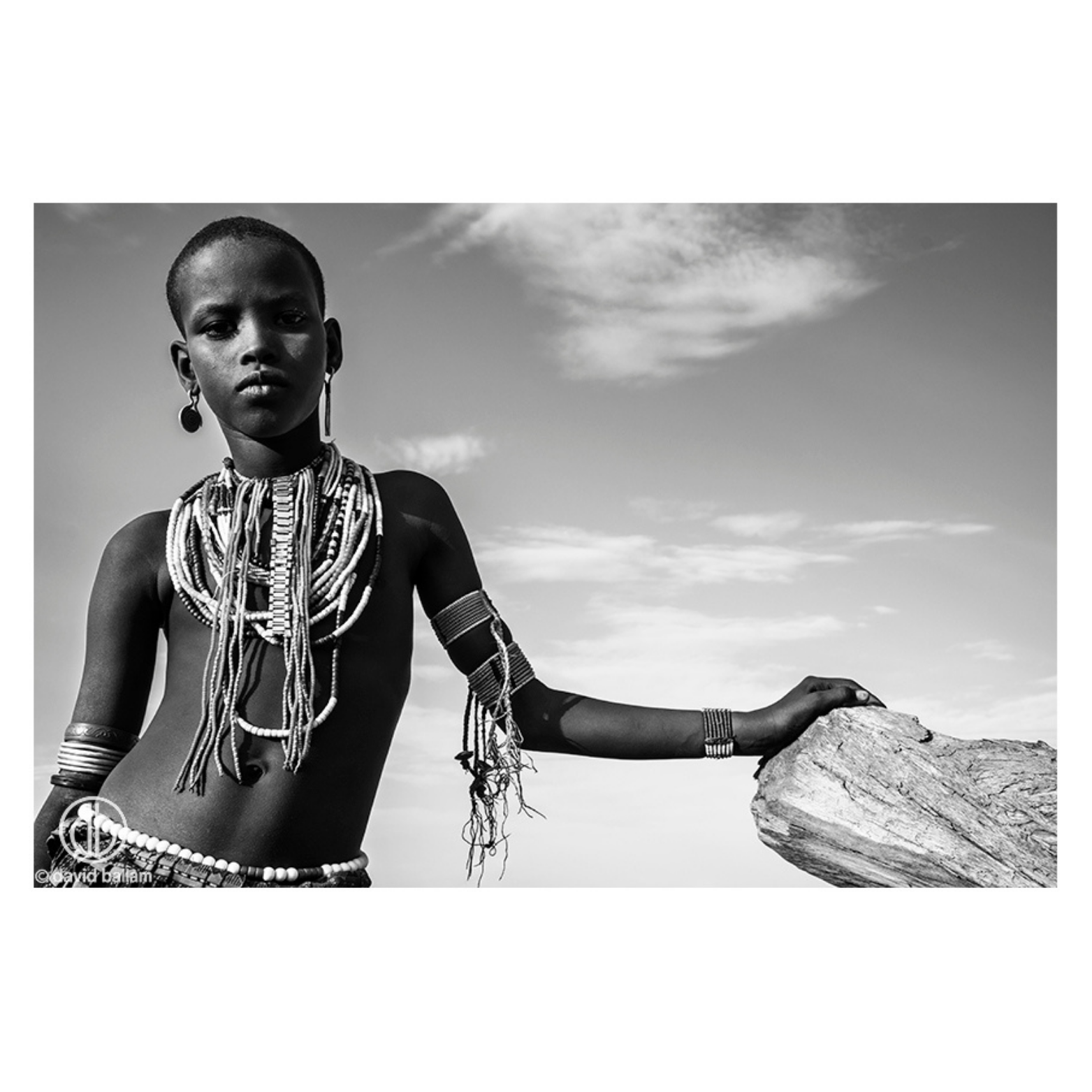 David Ballam Rolled Canvas Prints - Ethiopia's Omo Tribe (120cm x 180cm)