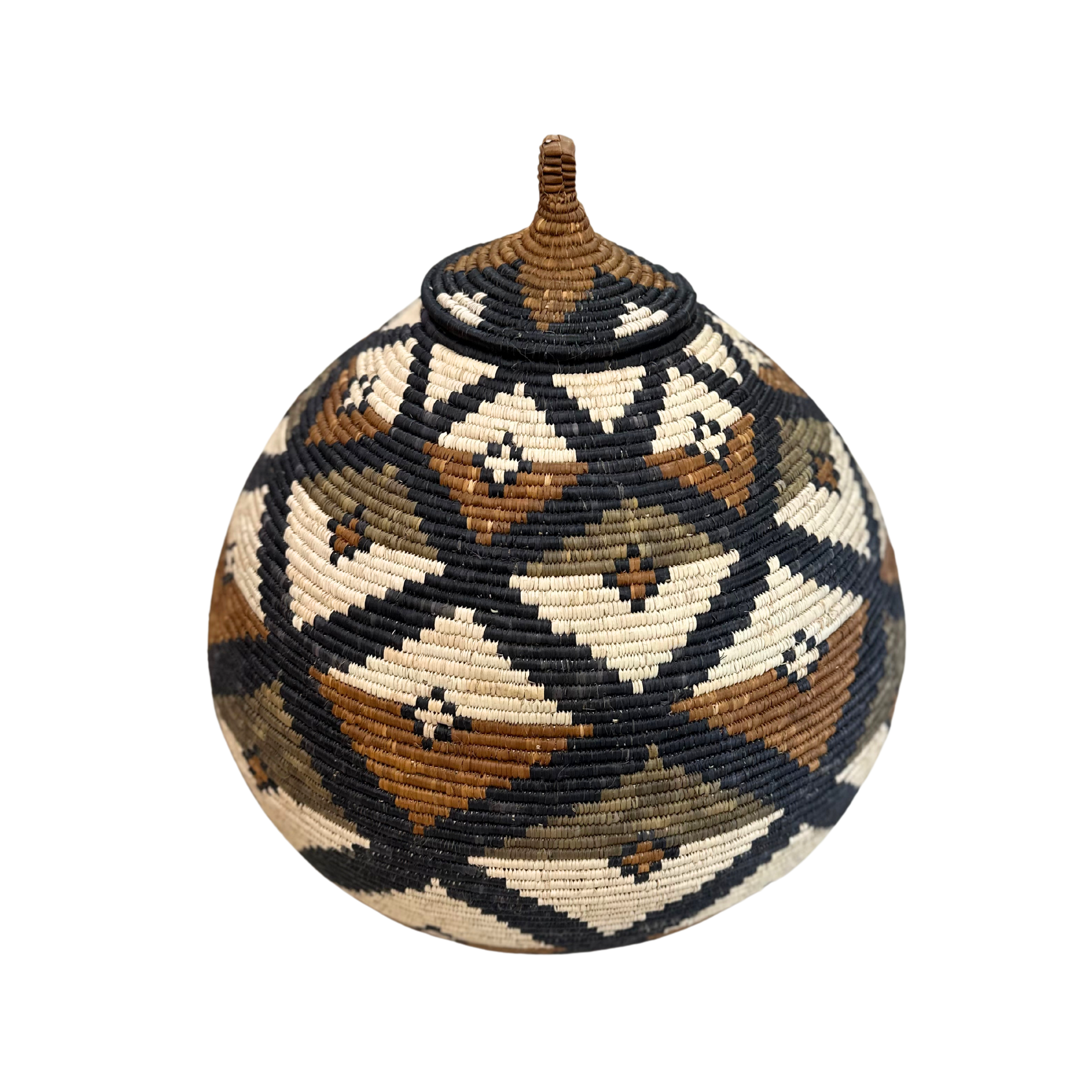 Criss Cross Hand Weaved Marriage Basket