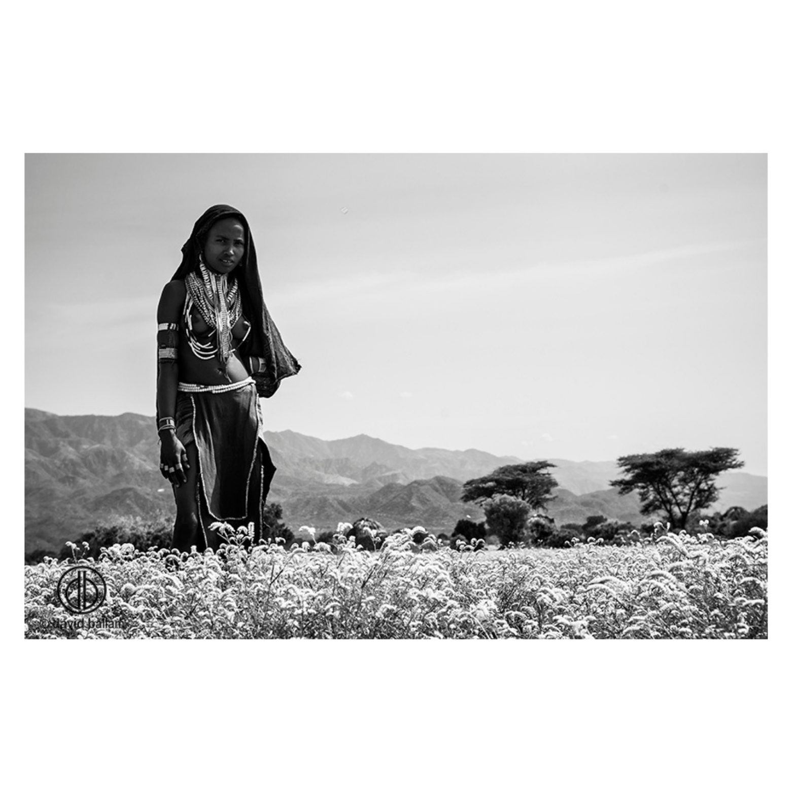 David Ballam Rolled Canvas Prints - Ethiopia's Omo Tribe (120cm x 180cm)