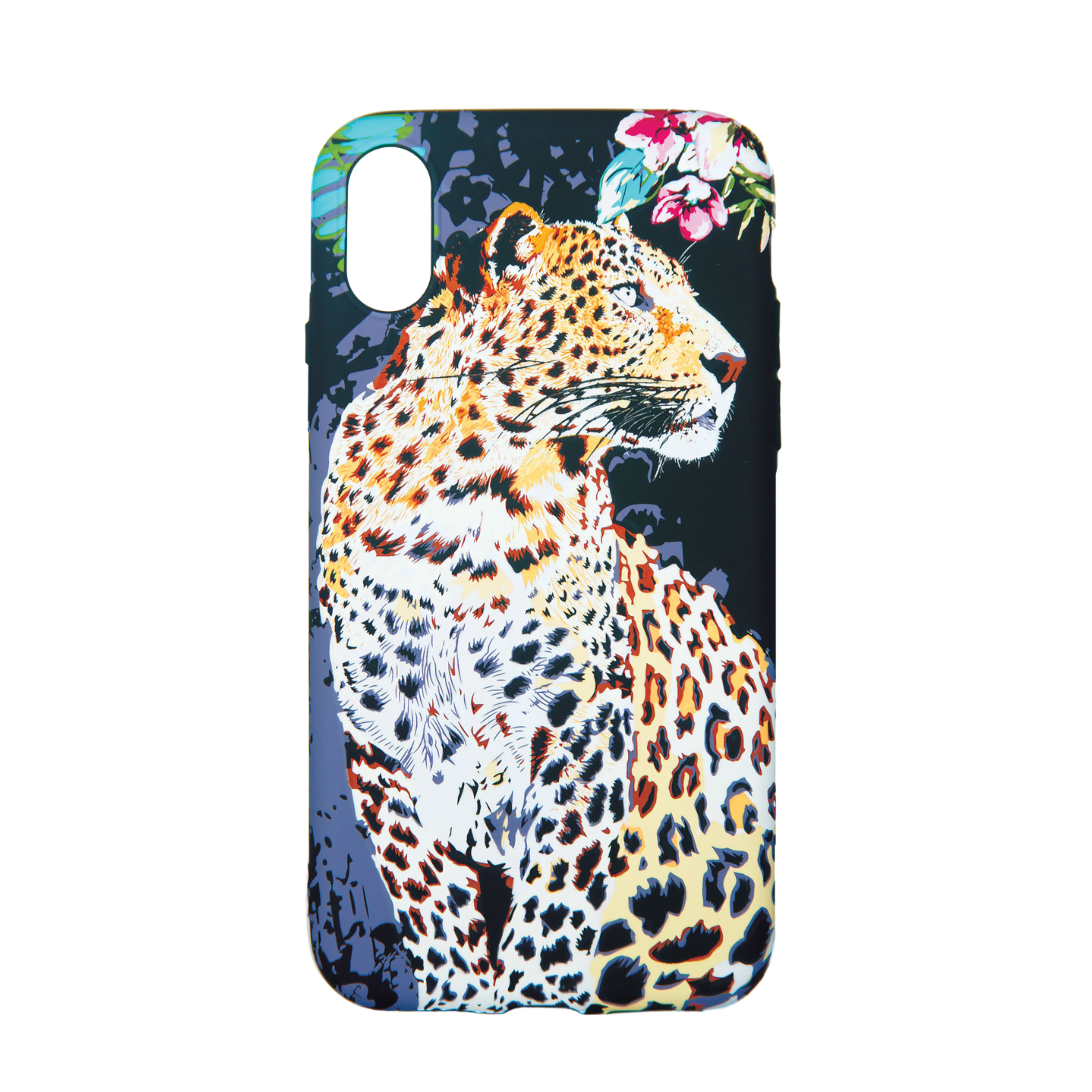 Glow In The Dark Spring Leopard Silicone Cellphone Cover