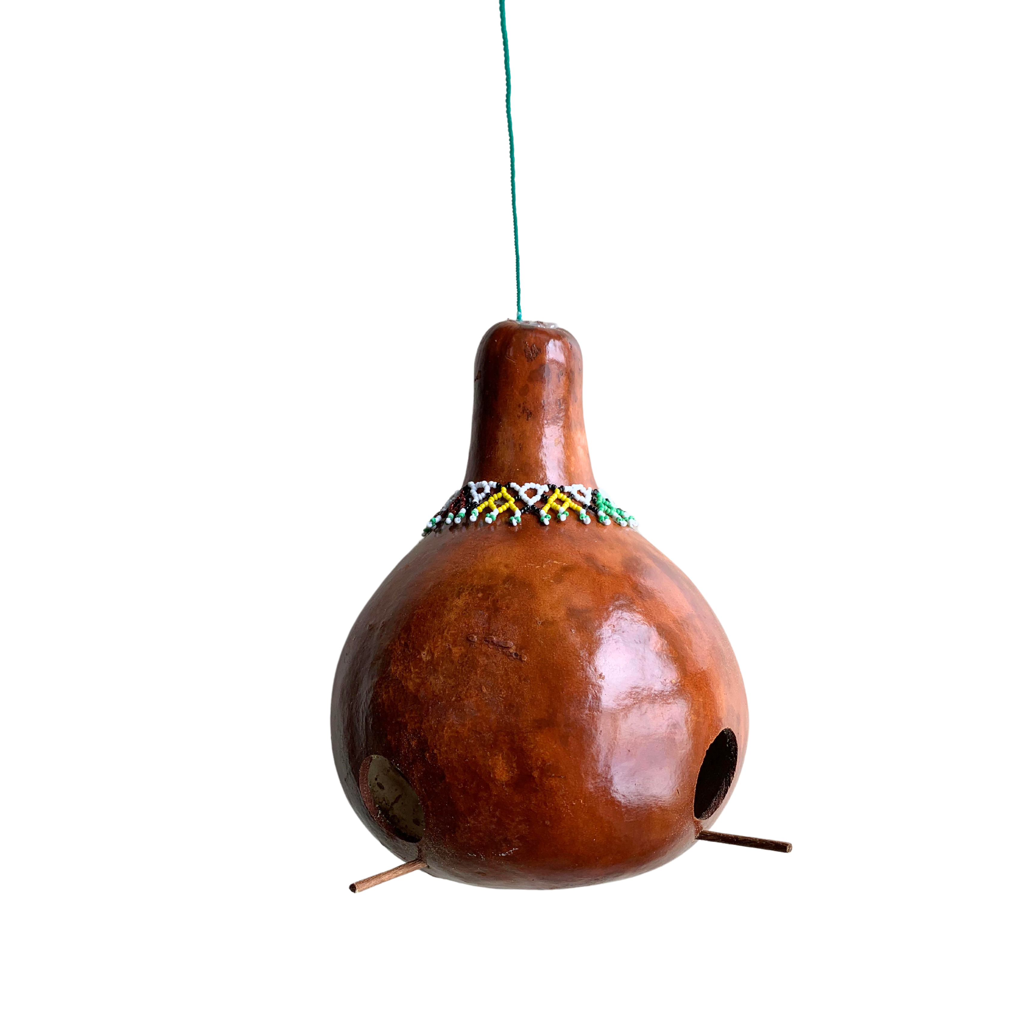 Beaded Calabash Bird Feeders