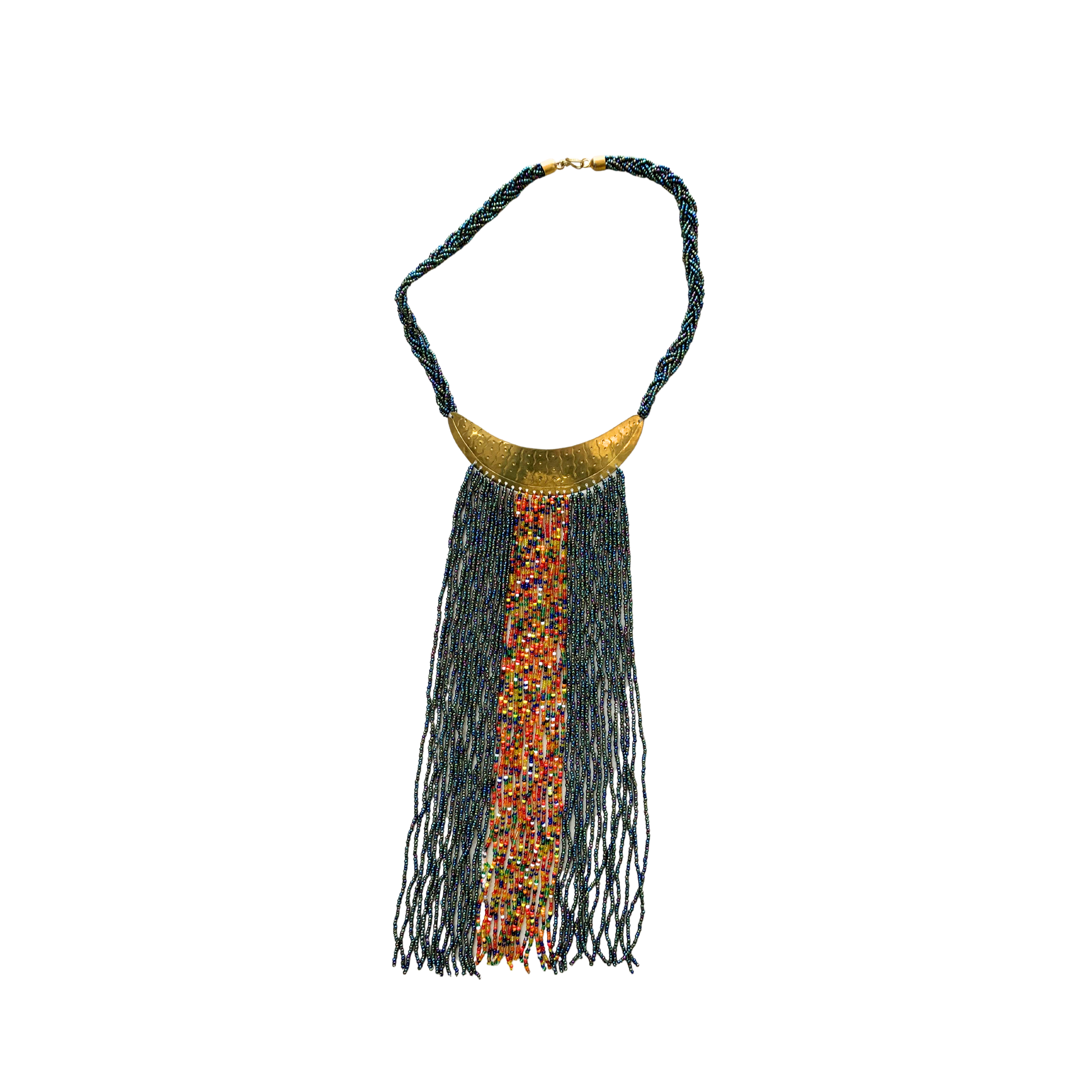 Kenyan Hand Beaded Rain Necklace