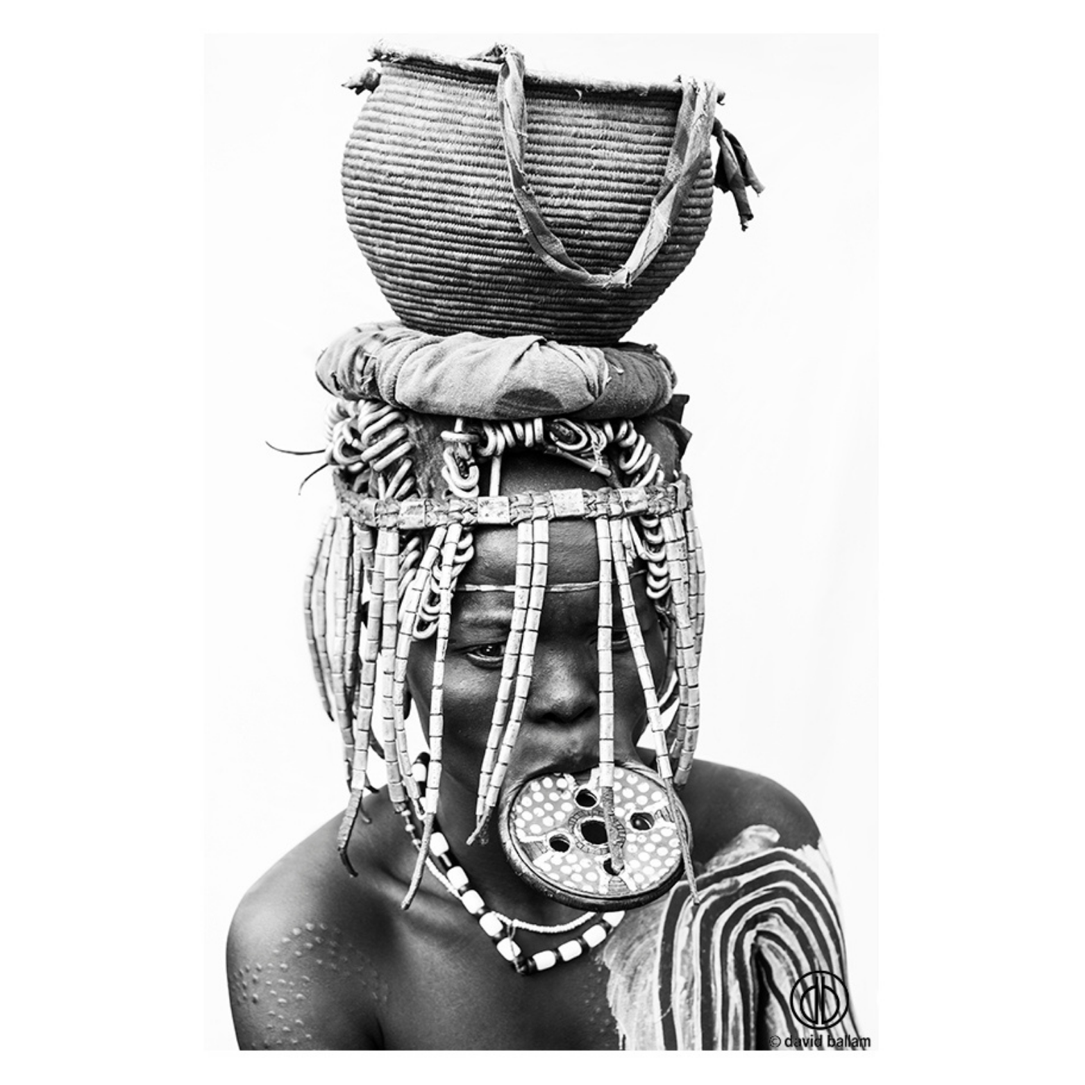 David Ballam Rolled Canvas Prints - Ethiopia's Omo Tribe (120cm x 180cm)