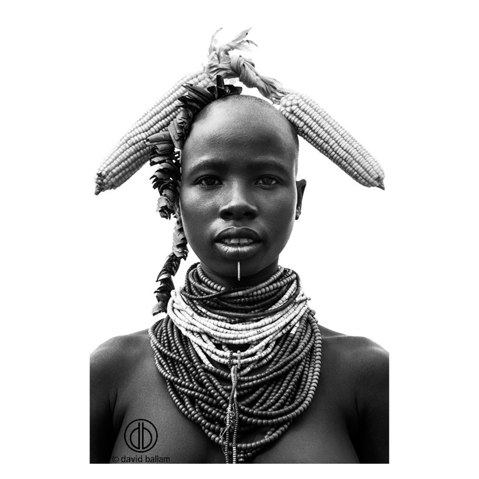 David Ballam Rolled Canvas Prints - Ethiopia's Omo Tribe (120cm x 180cm)