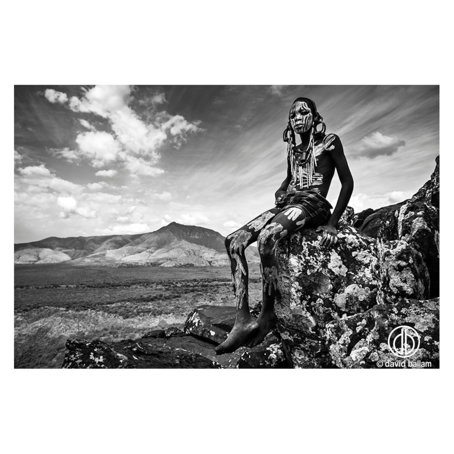 David Ballam Rolled Canvas Prints - Ethiopia's Omo Tribe (120cm x 180cm)