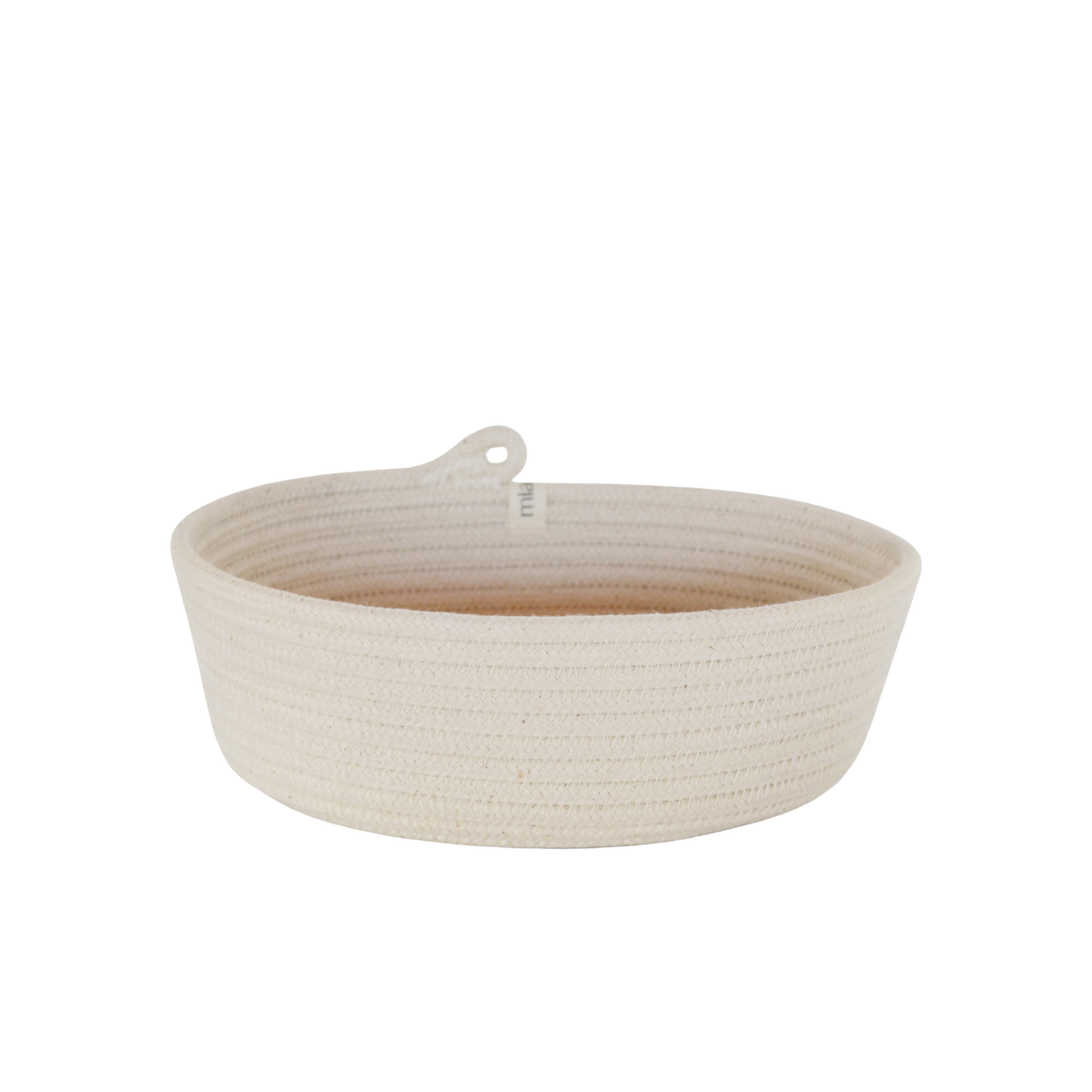 Cotton Woven Essentials Oval Basket (XS)